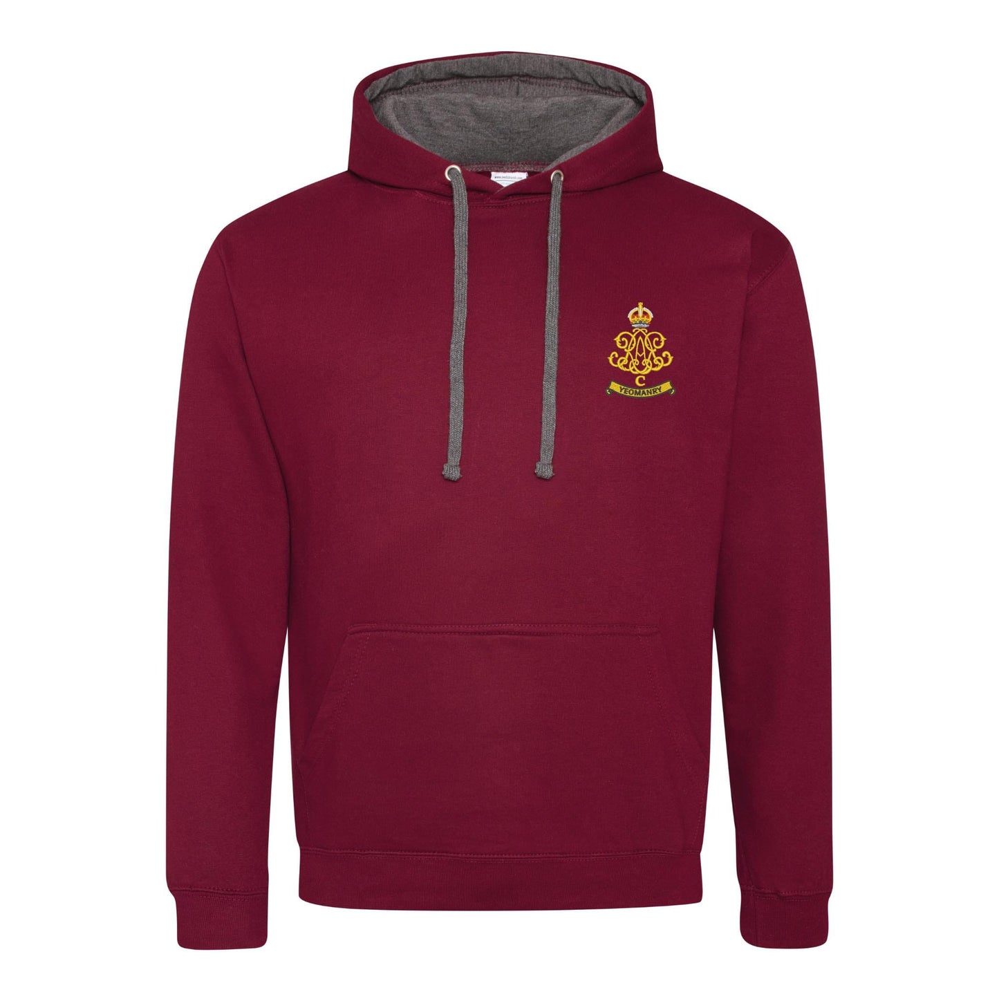 100th Regiment Royal Artillery Varsity Contrast Hoodie