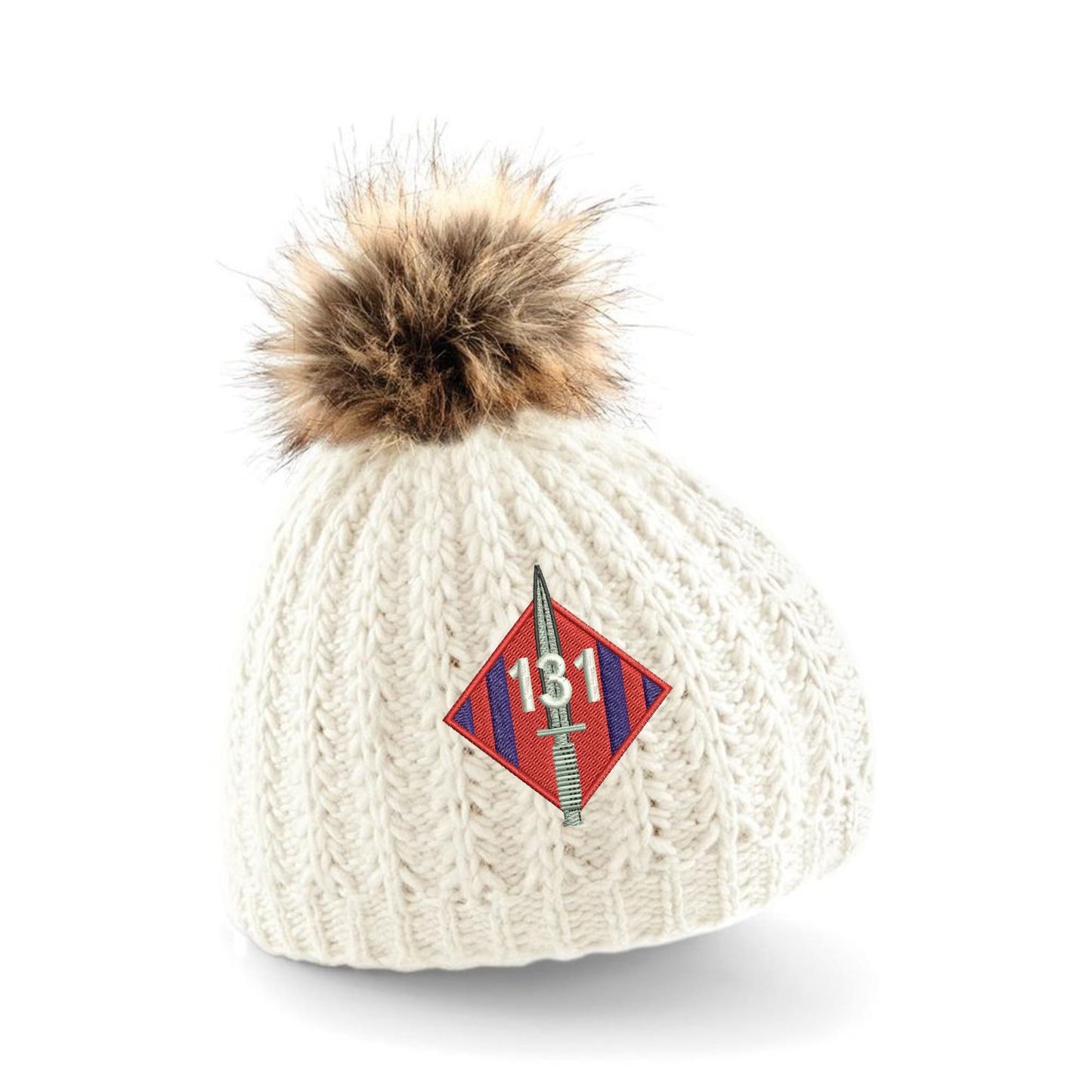 131 Commando Squadron Royal Engineers Pom Pom Beanie Hat