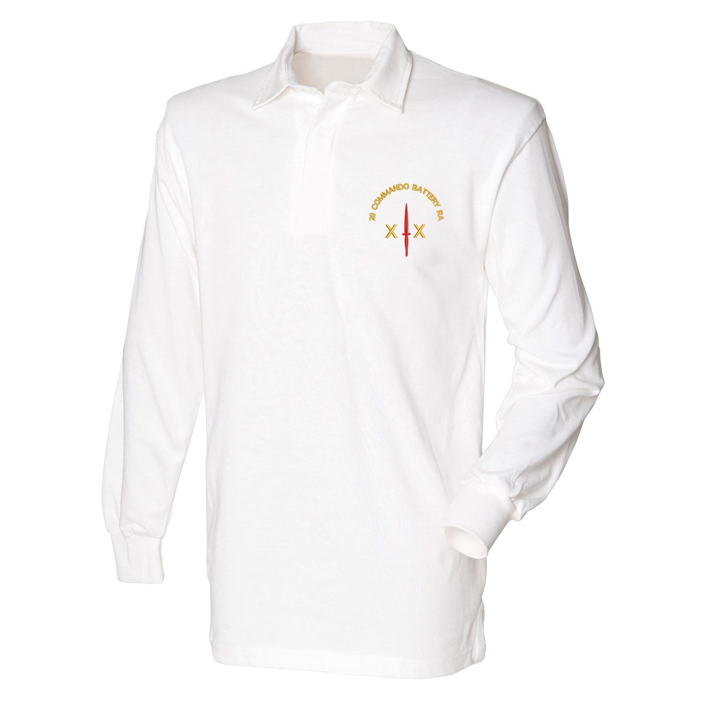 20 Commando Battery Royal Artillery Long Sleeve Rugby Shirt