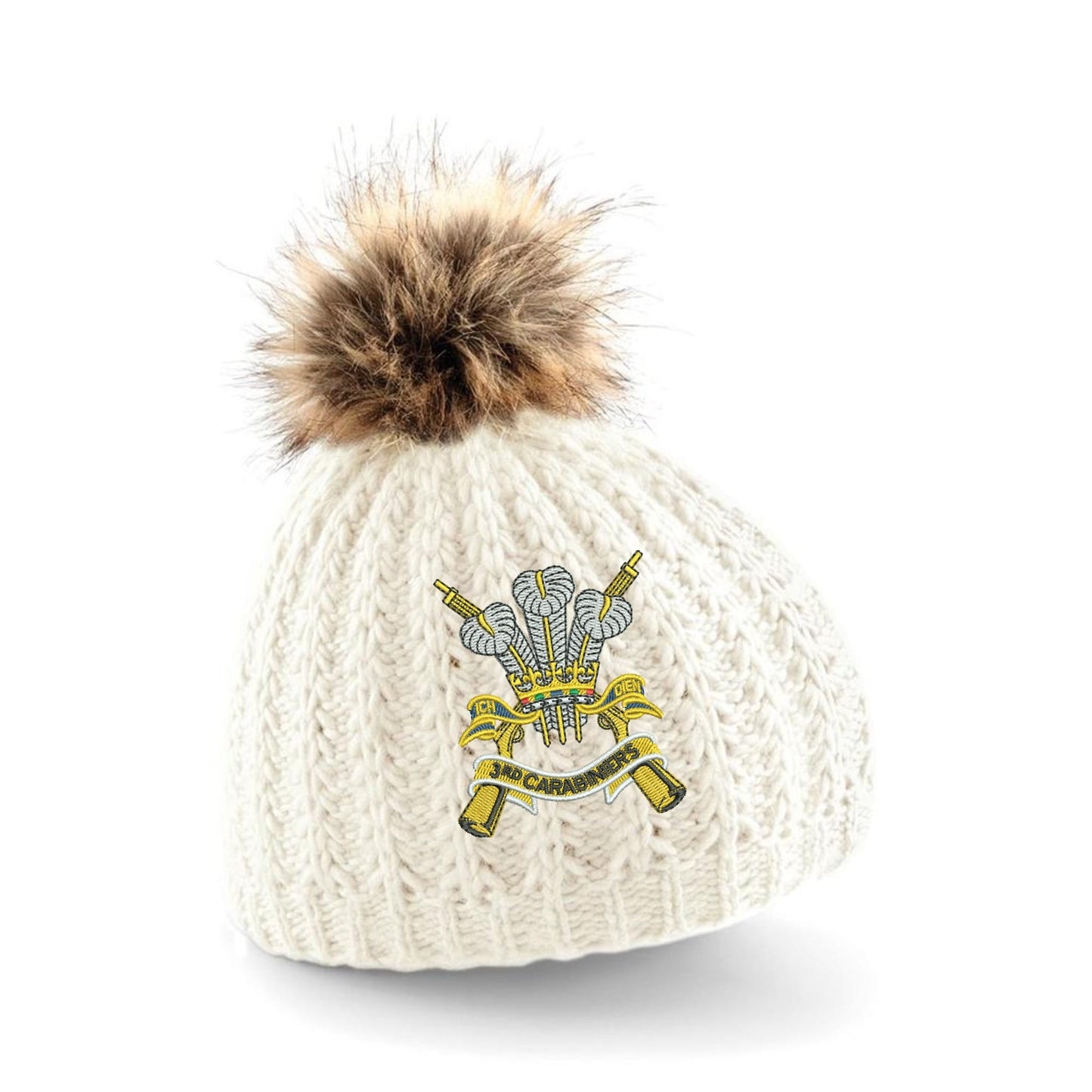 3rd Carabiniers Pom Pom Beanie Hat