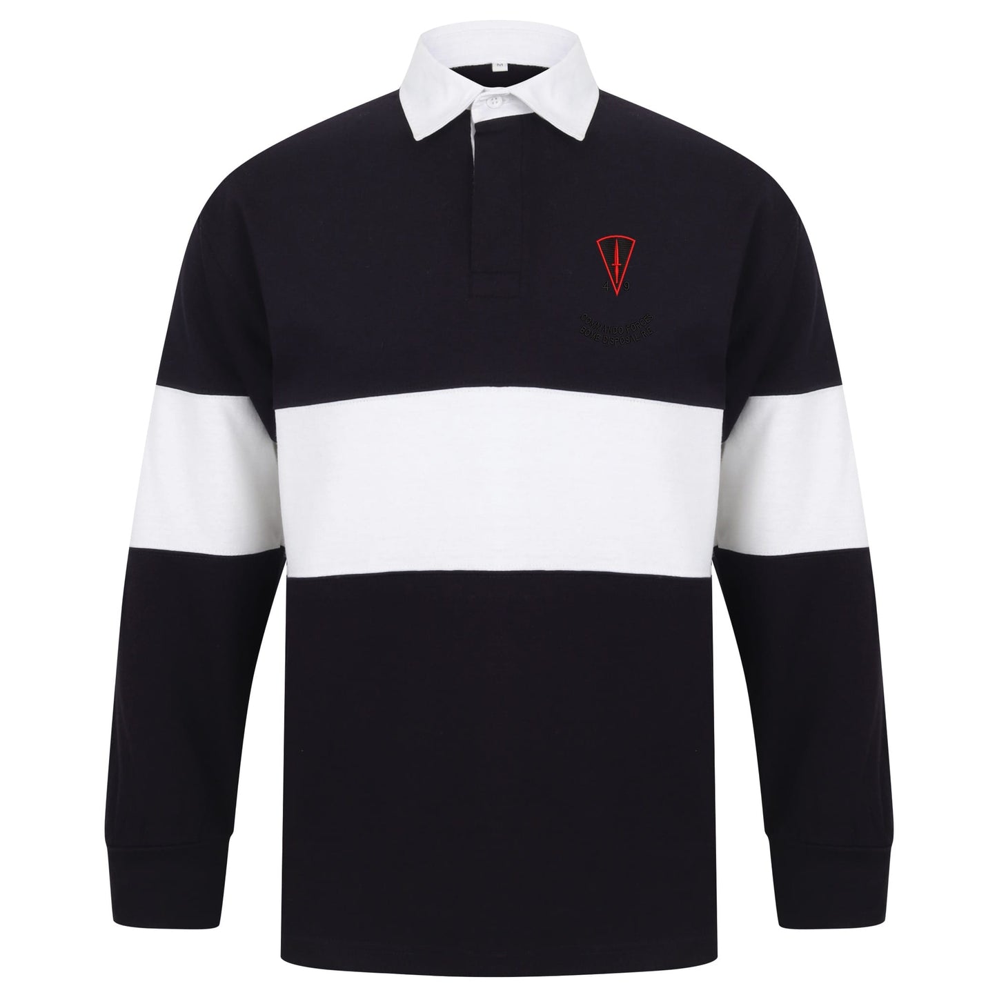 49 Bomb Disposal Long Sleeve Panelled Rugby Shirt