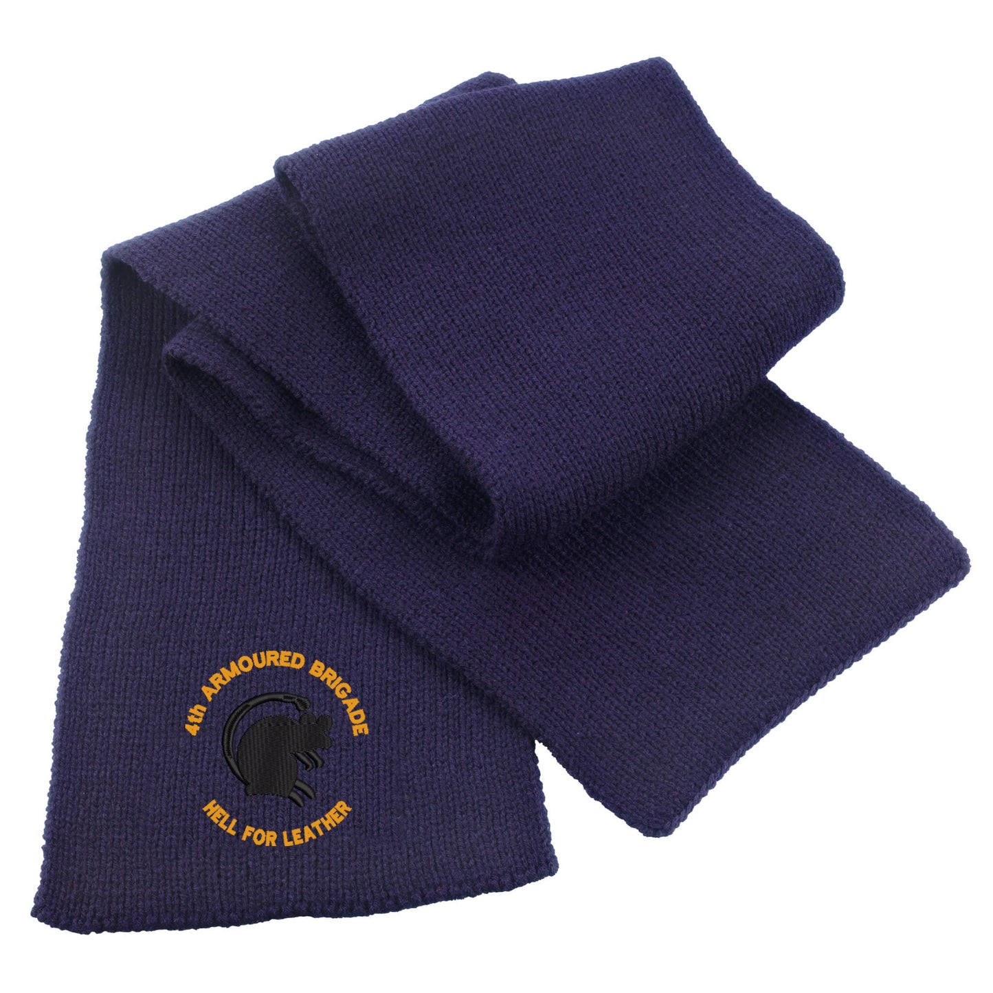 4th Armoured Brigade Heavy Knit Scarf