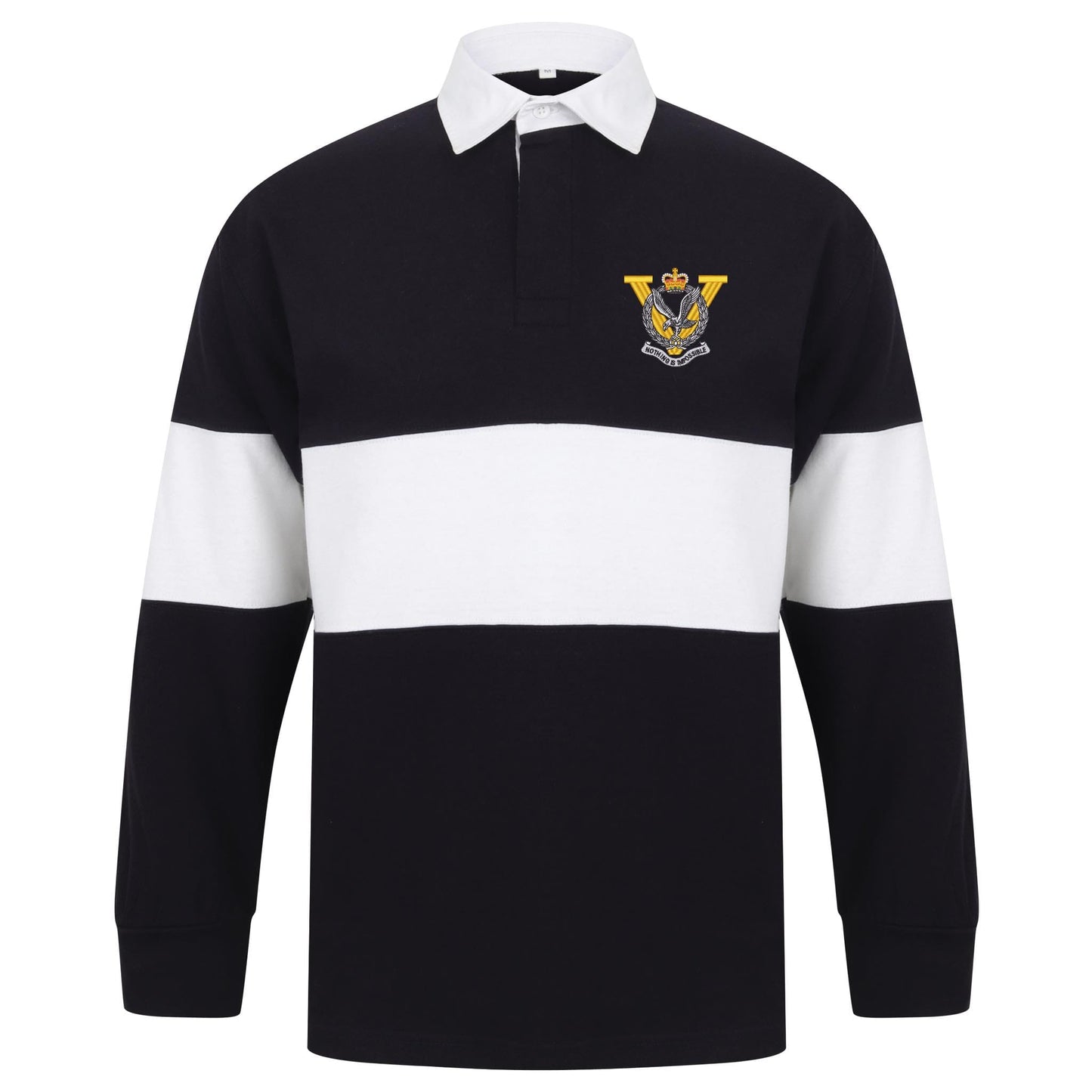 5 Regiment Army Air Corps Long Sleeve Panelled Rugby Shirt