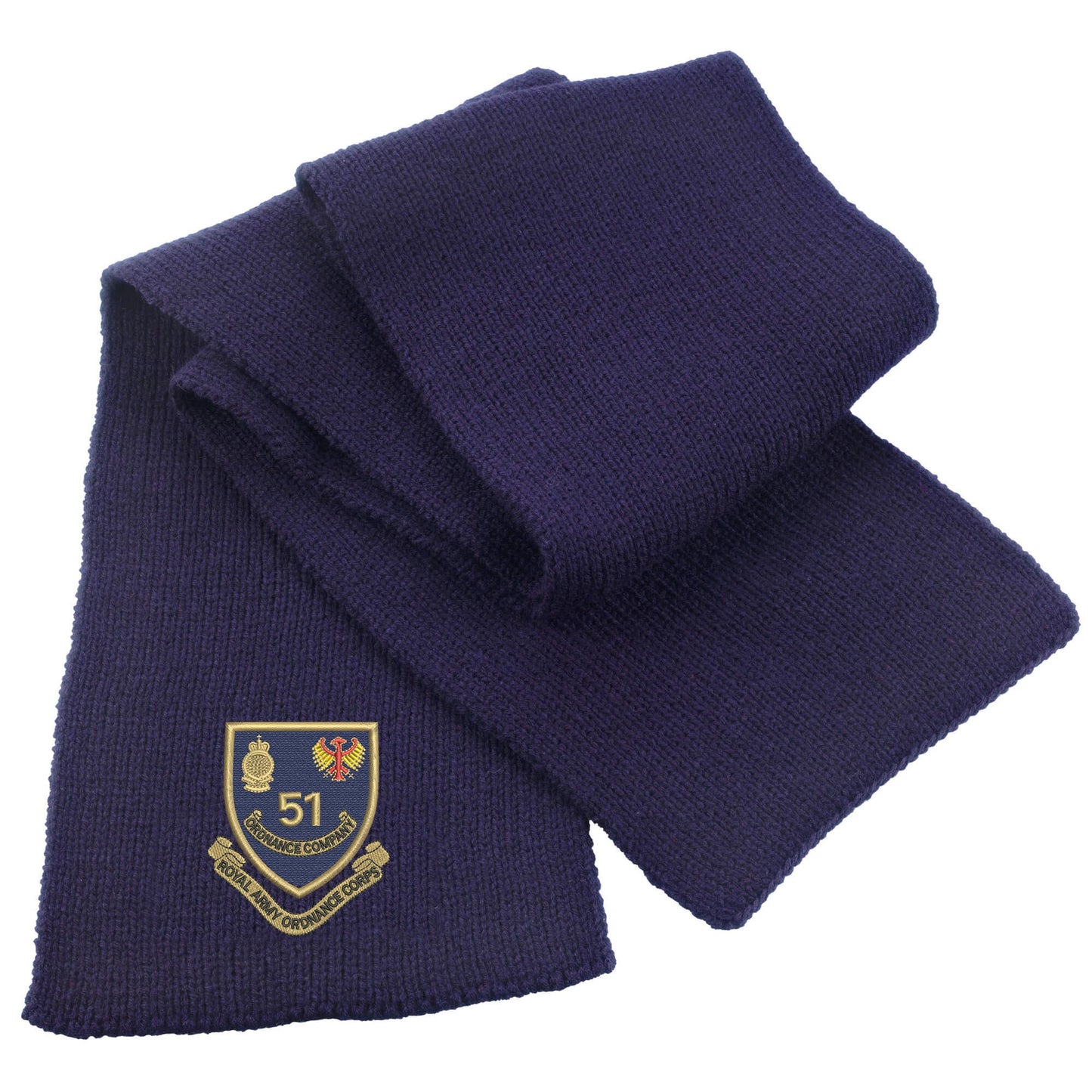 51 Ordnance Company - Royal Army Ordnance Corps Heavy Knit Scarf