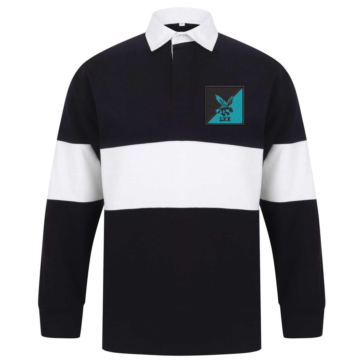 70 Field Company Long Sleeve Panelled Rugby Shirt