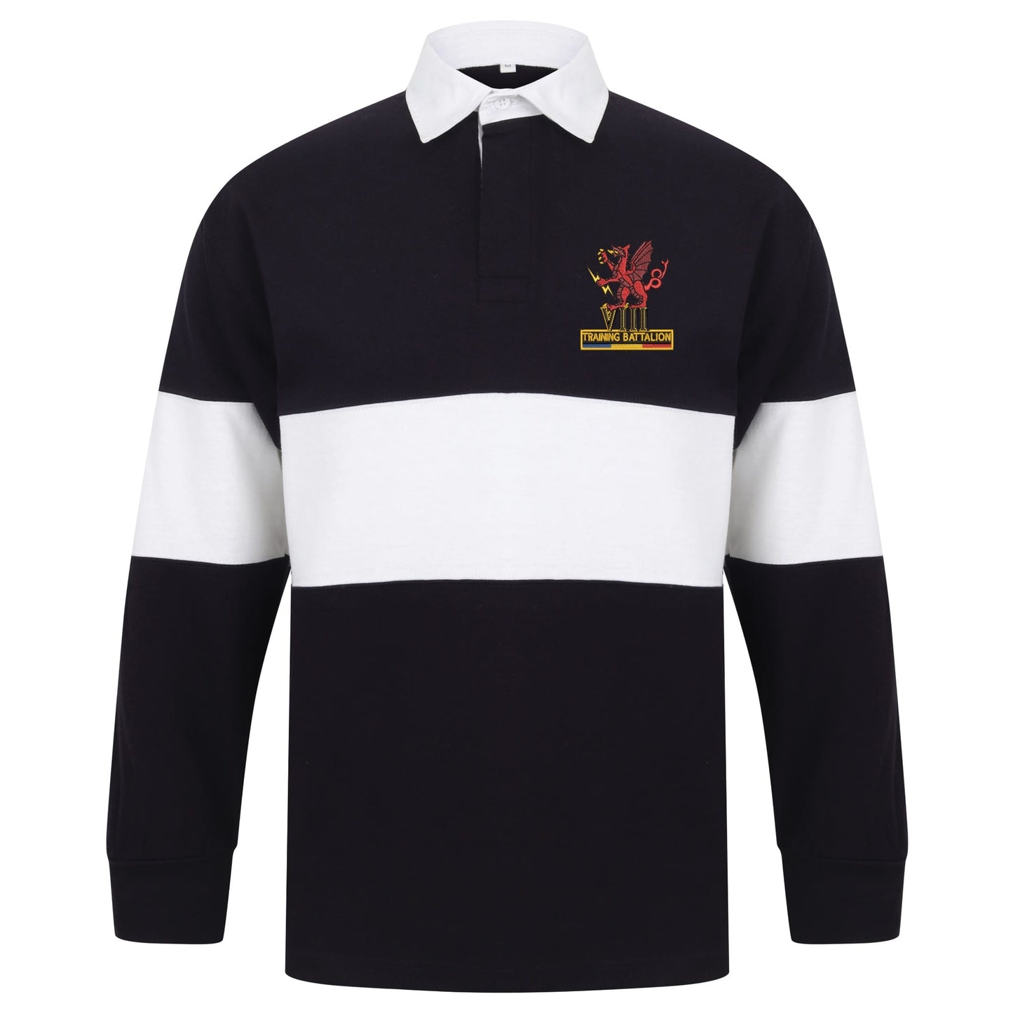 8 Training Battalion REME Long Sleeve Panelled Rugby Shirt
