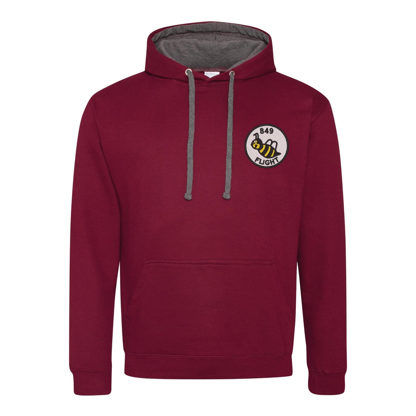 849 Squadron Flight B Varsity Contrast Hoodie