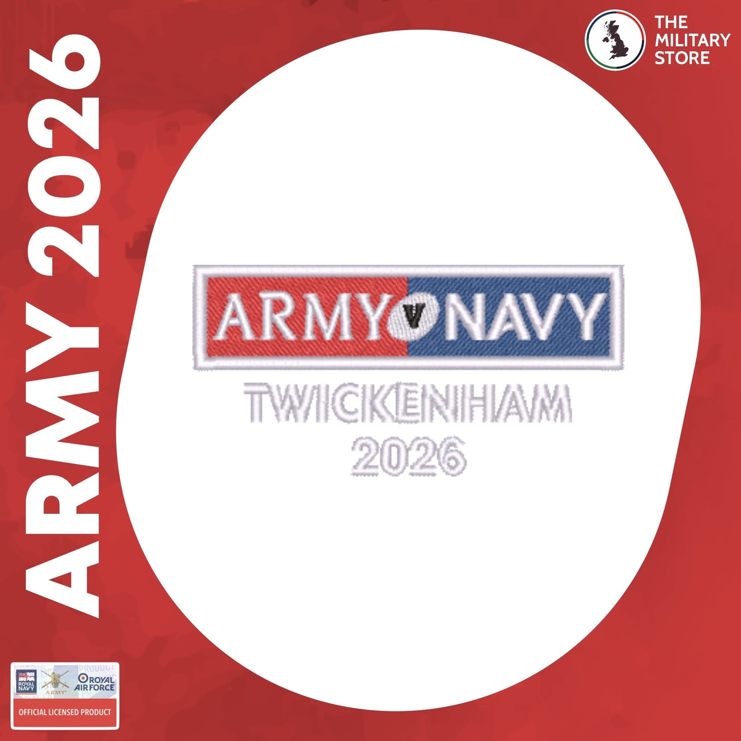 BRITISH ARMY: Army V Navy Twickenham 2026 Rugby Shirt