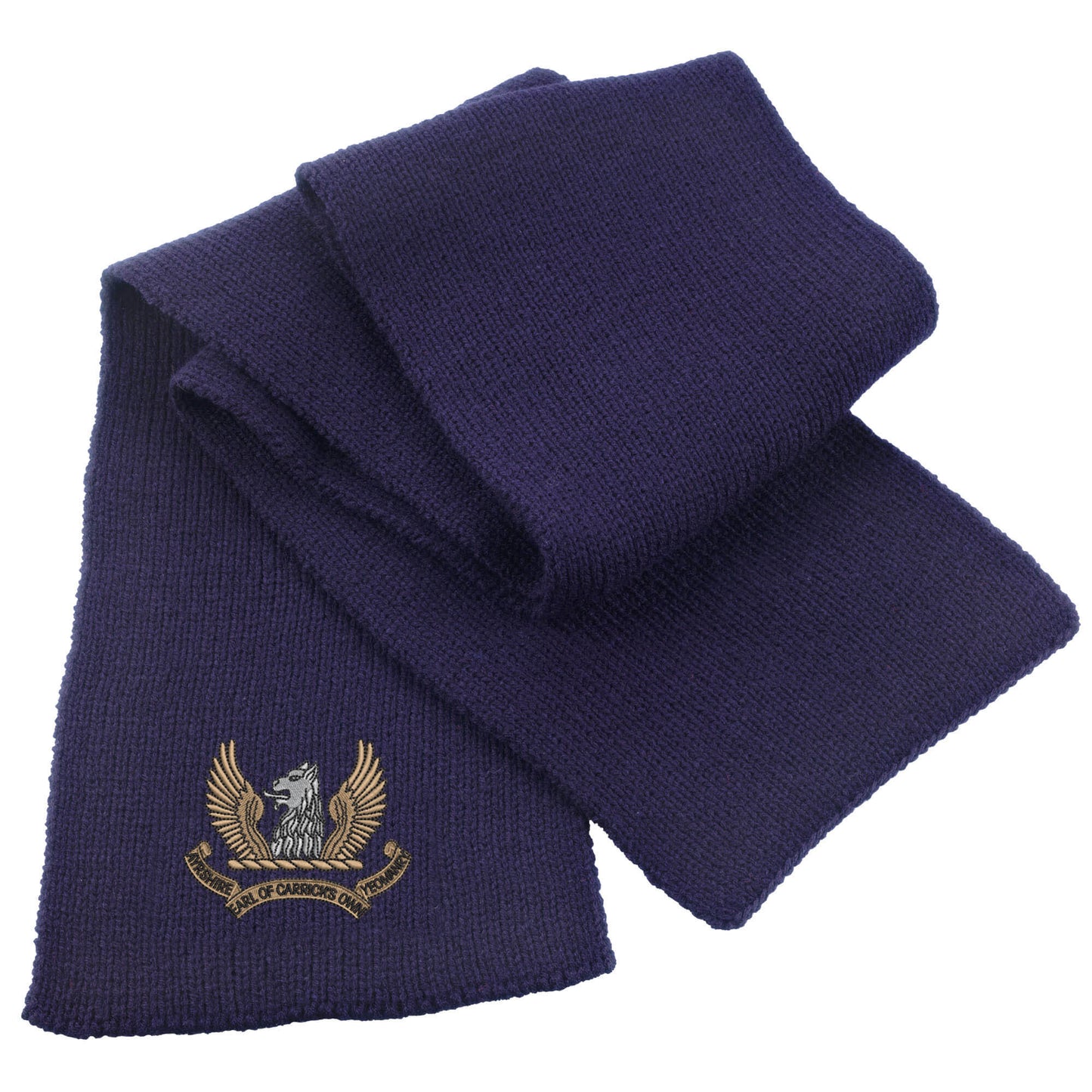 Ayrshire Yeomanry Heavy Knit Scarf