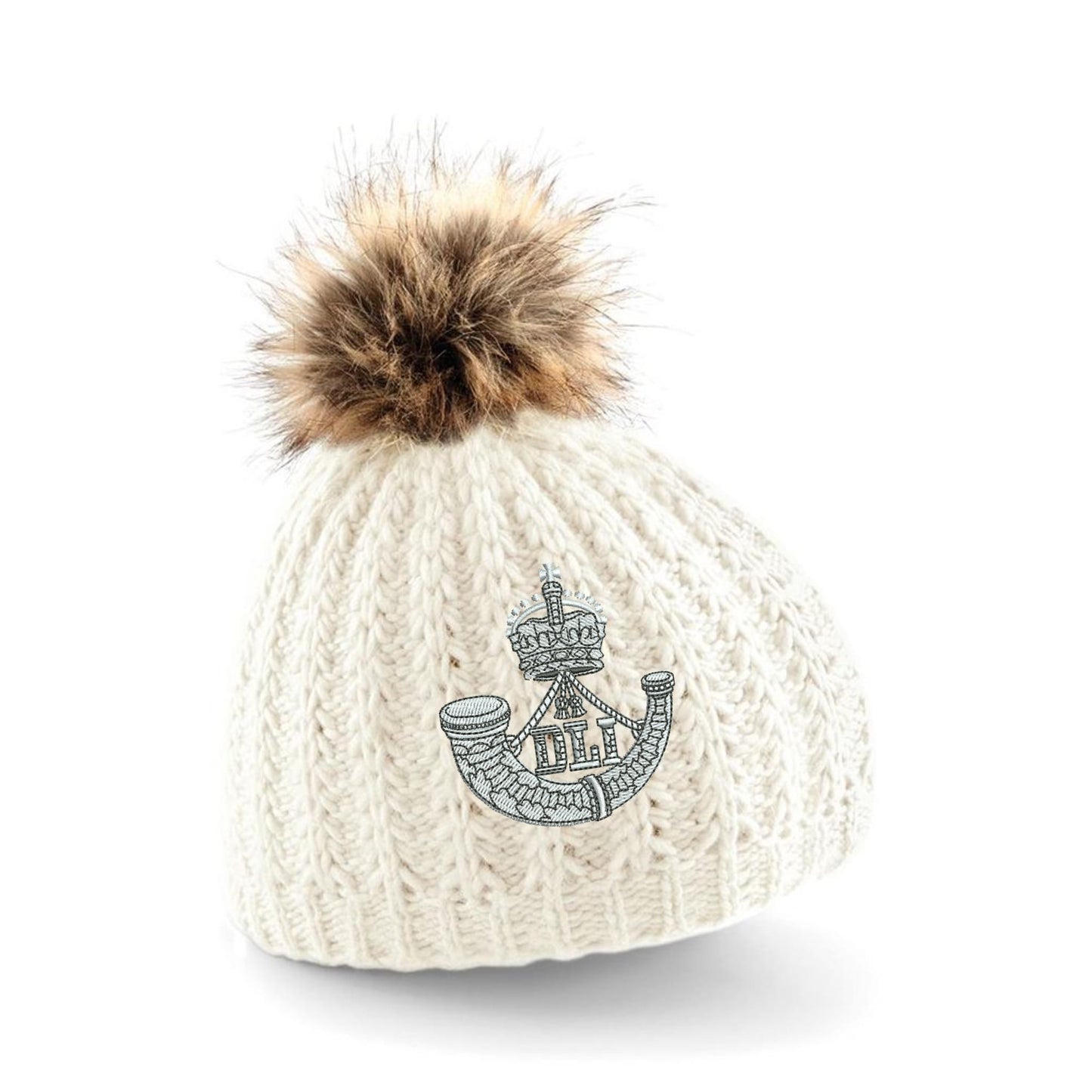 Durham Light Infantry Pom Pom Beanie Hat