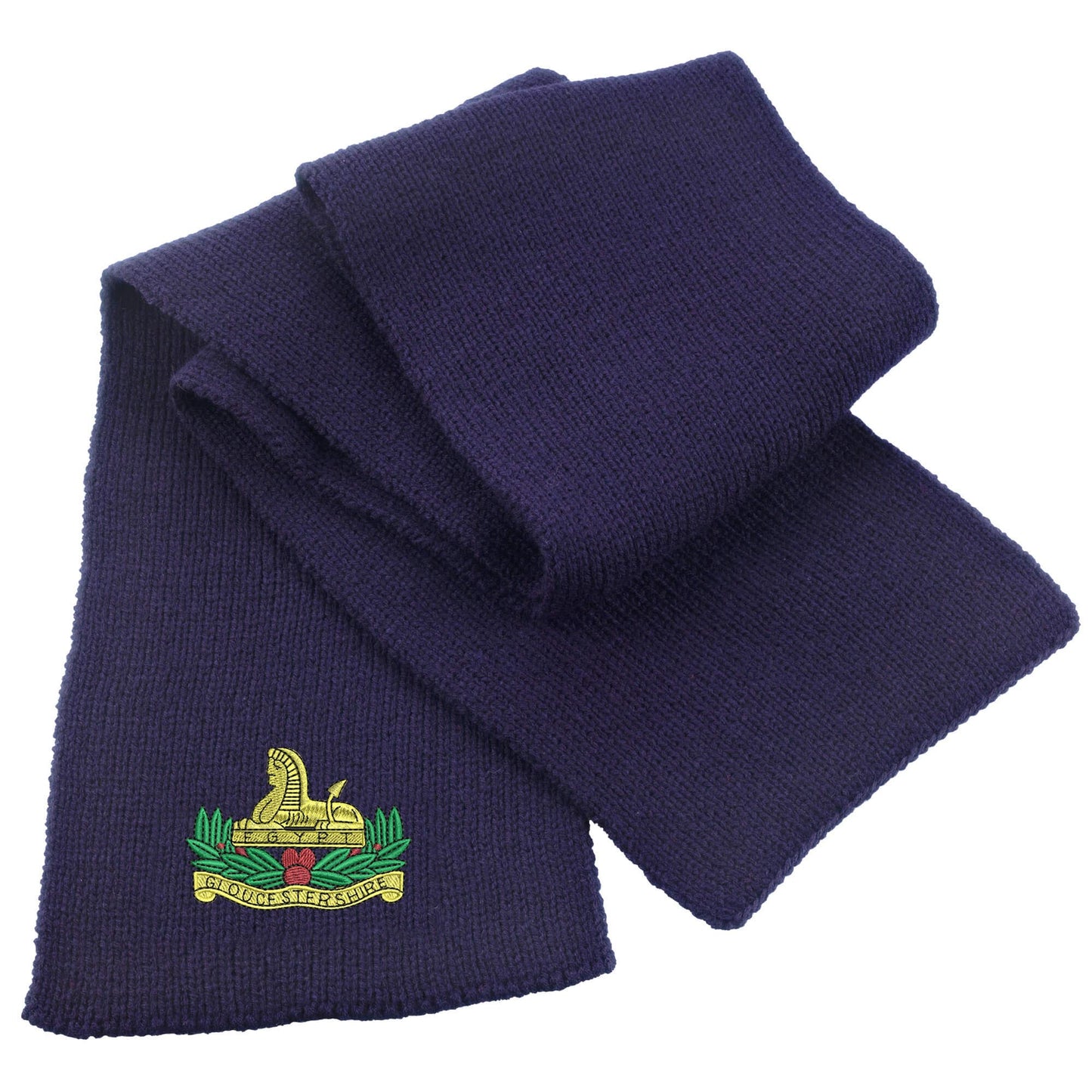 Gloucestershire Regiment Heavy Knit Scarf