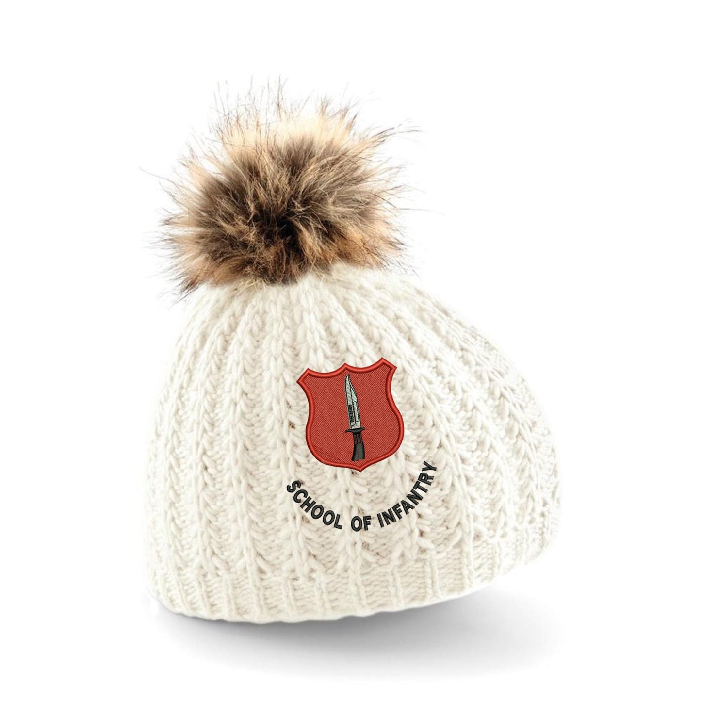 ITC Catterick - School of Infantry Pom Pom Beanie Hat