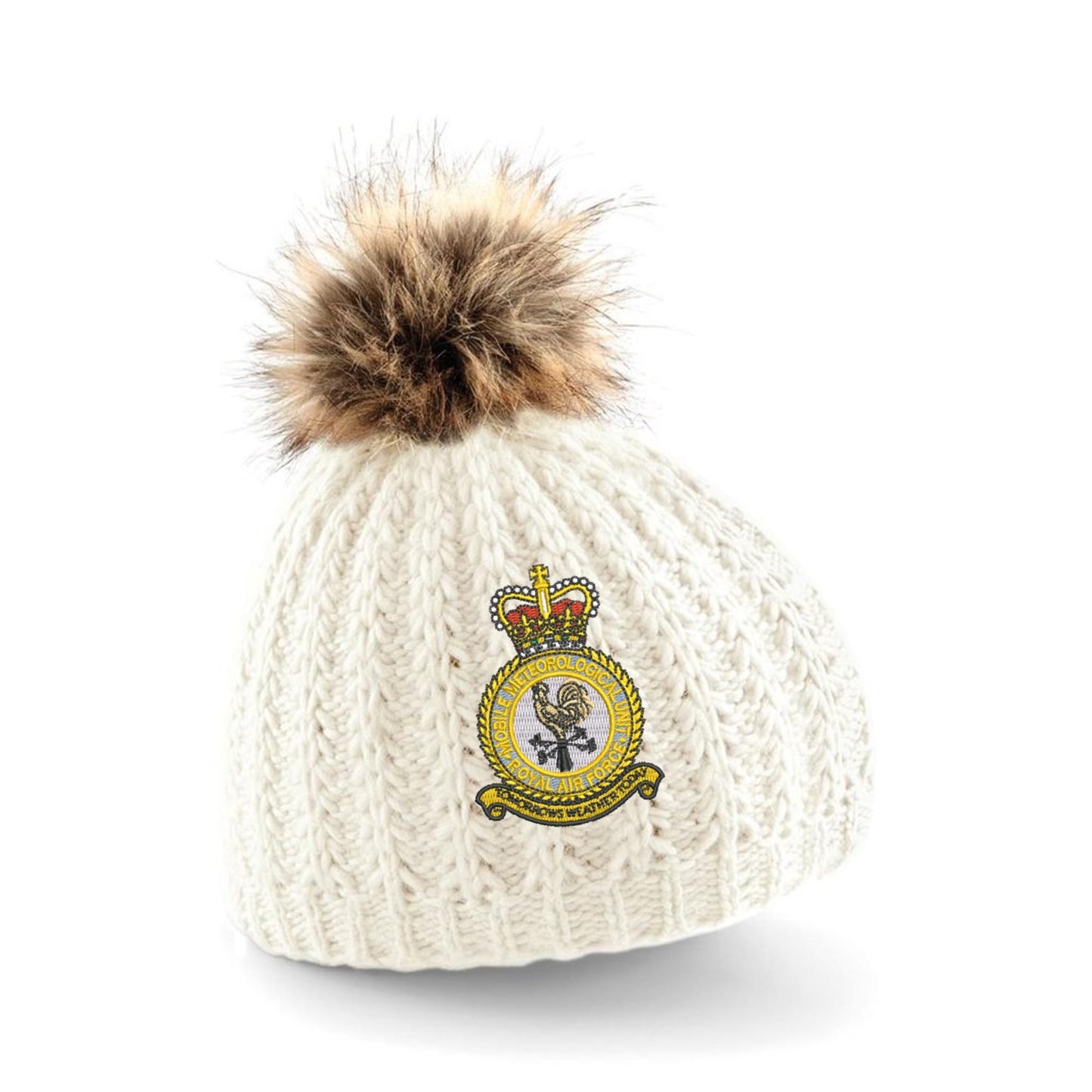 Mobile Meteorological Unit Pom Pom Beanie Hat