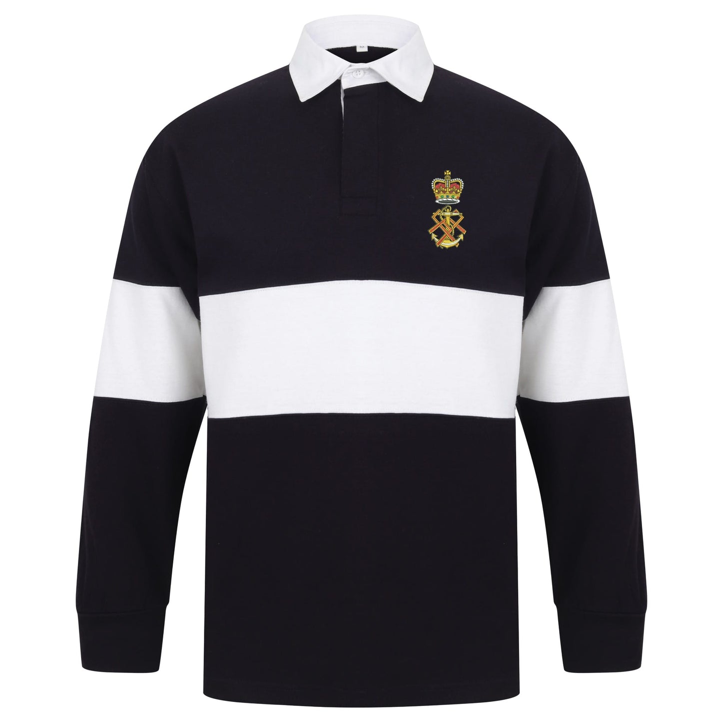 Queen Alexandra's Royal Naval Nursing Service Long Sleeve Panelled Rugby Shirt