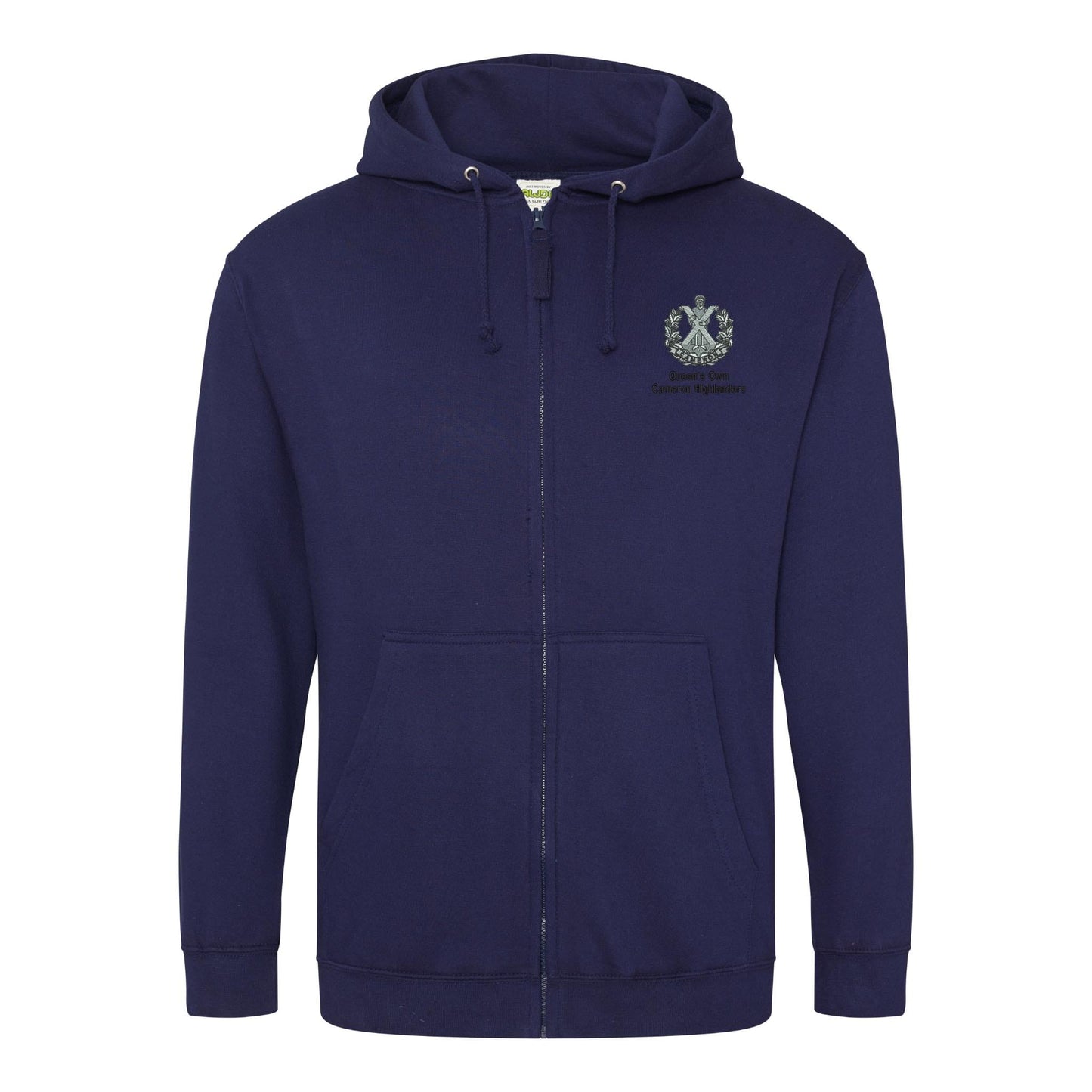 Queens Own Cameron Highlanders Zipped Hoodie