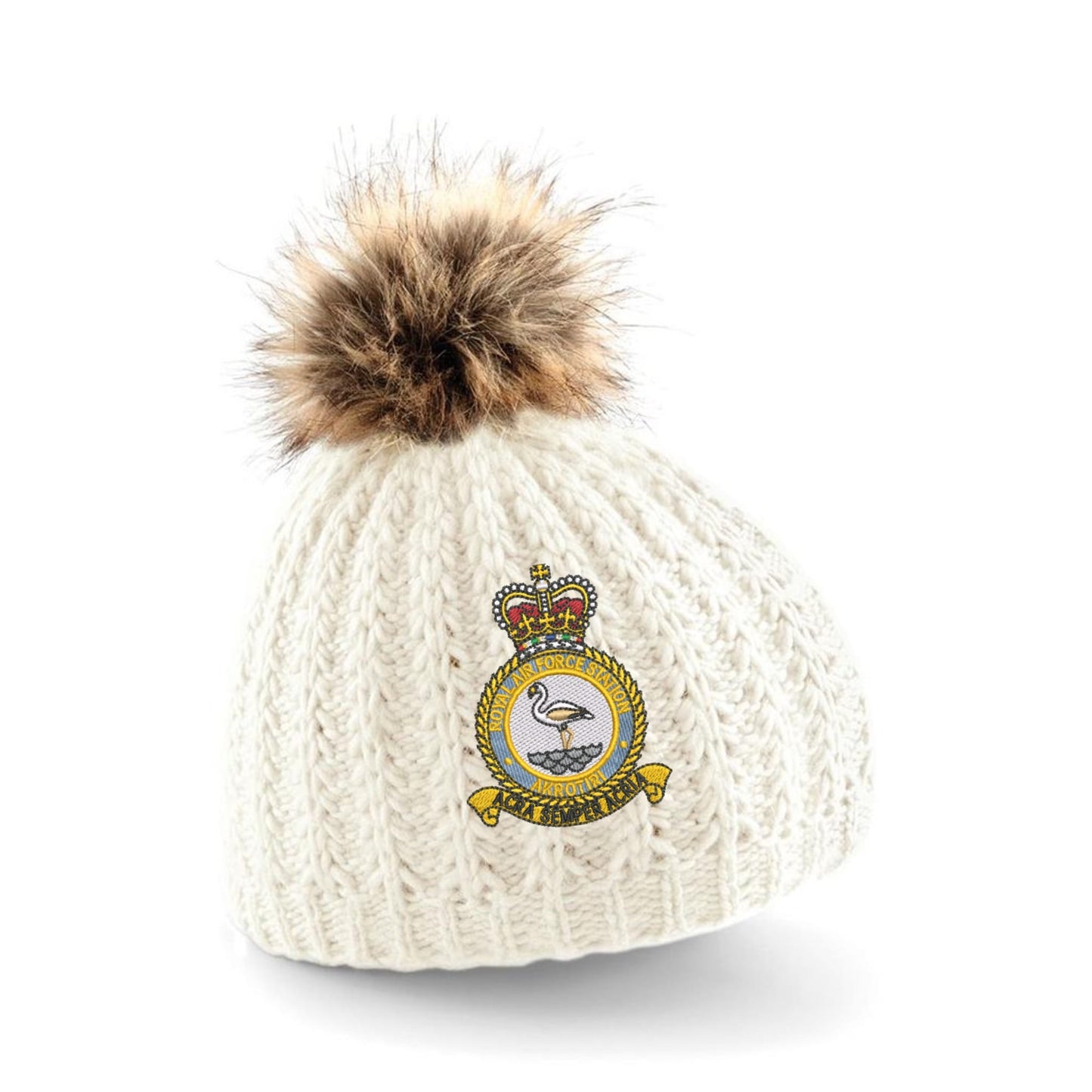 RAF Akrotiri Pom Pom Beanie Hat