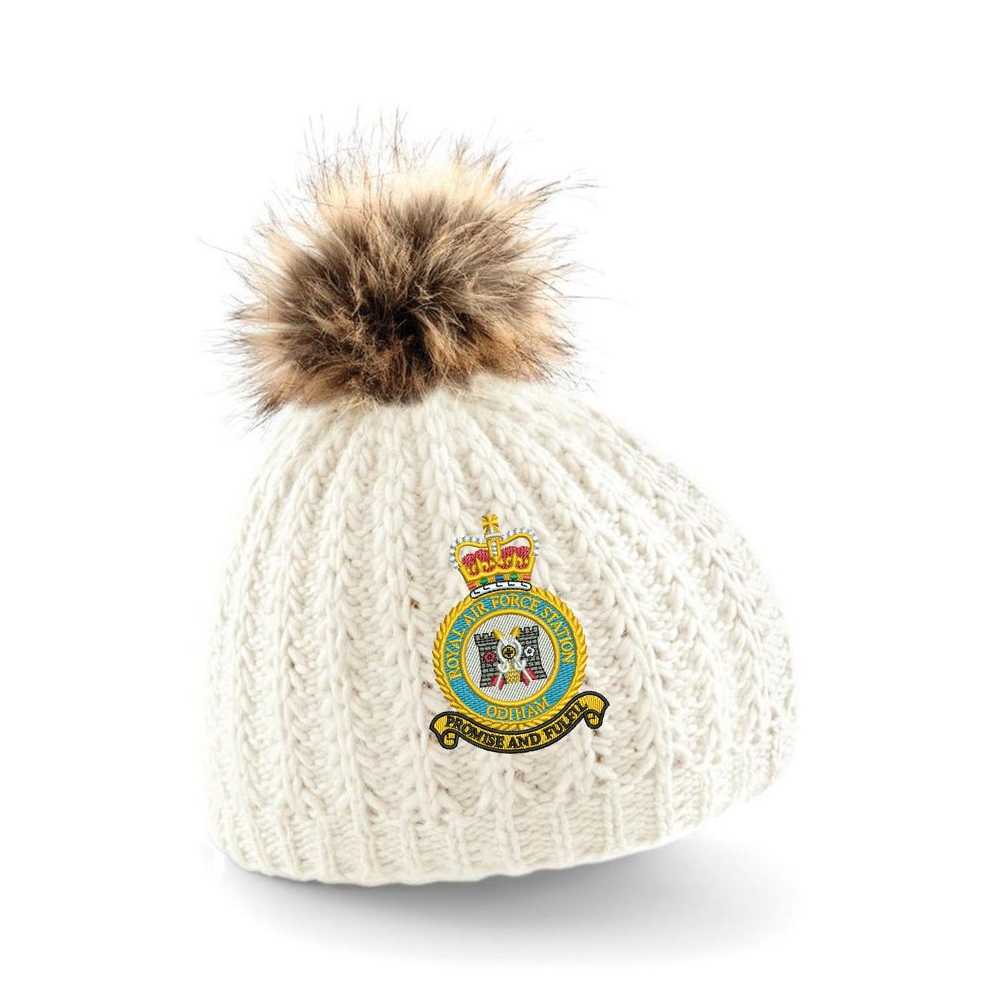 RAF Odiham Pom Pom Beanie Hat