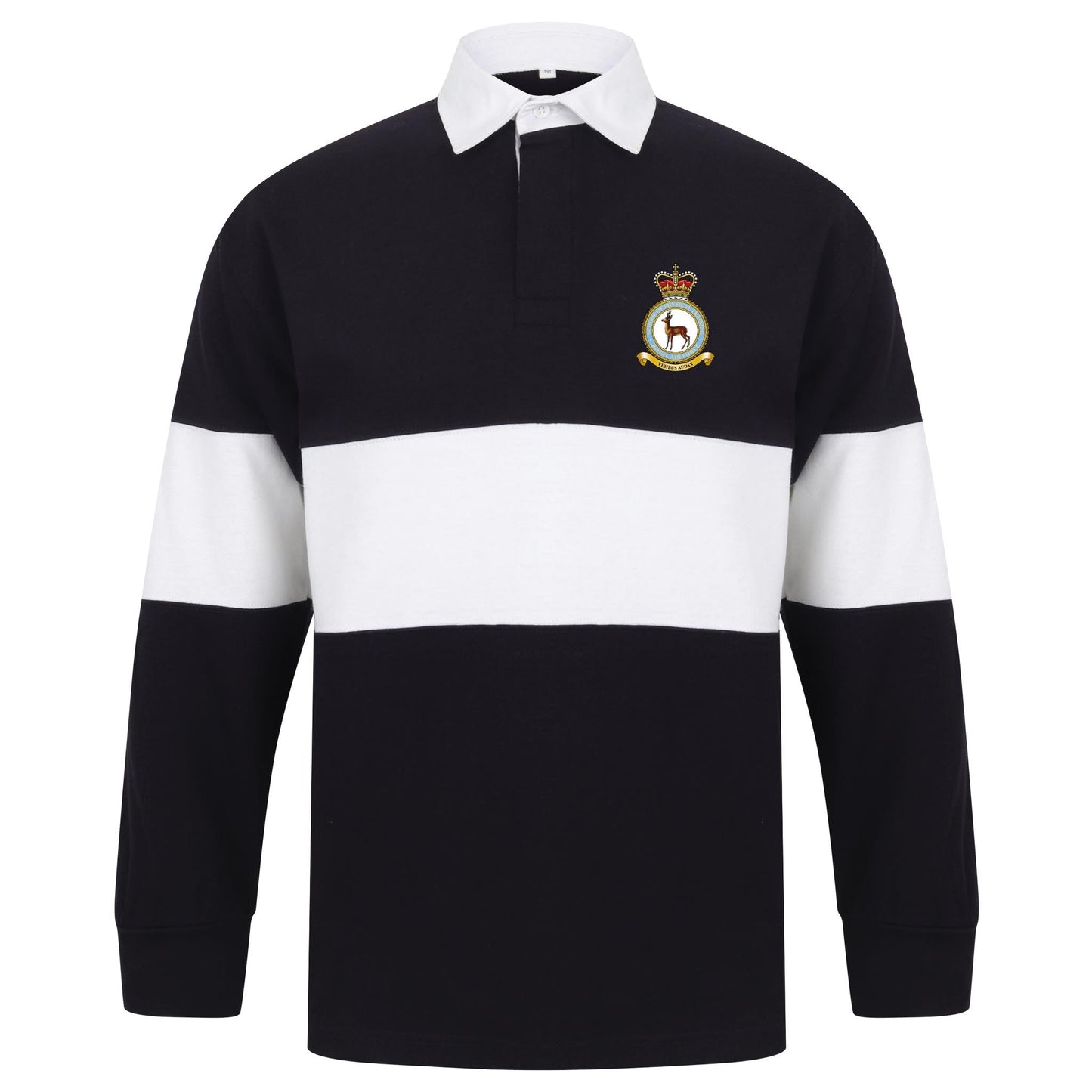 RAF School of Physical Training Long Sleeve Panelled Rugby Shirt