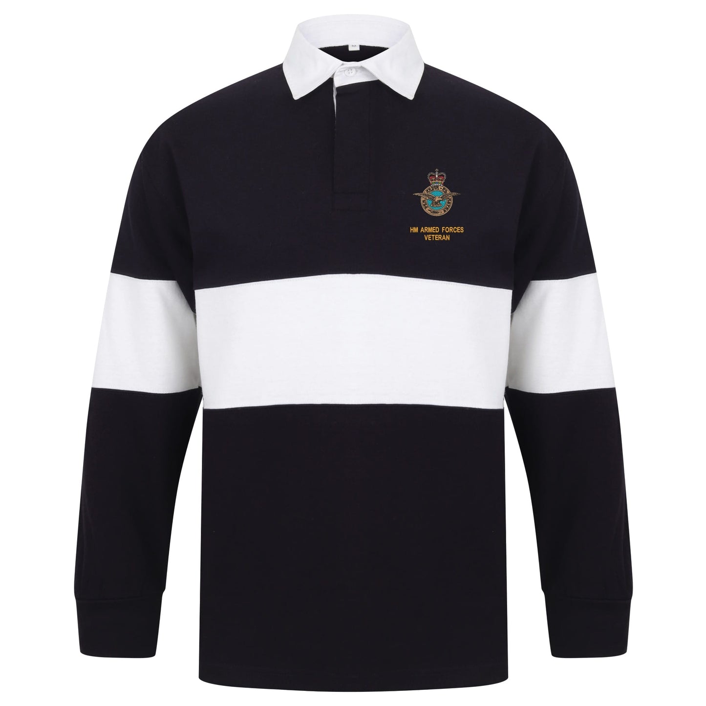Royal Air Force - Armed Forces Veteran Long Sleeve Panelled Rugby Shirt
