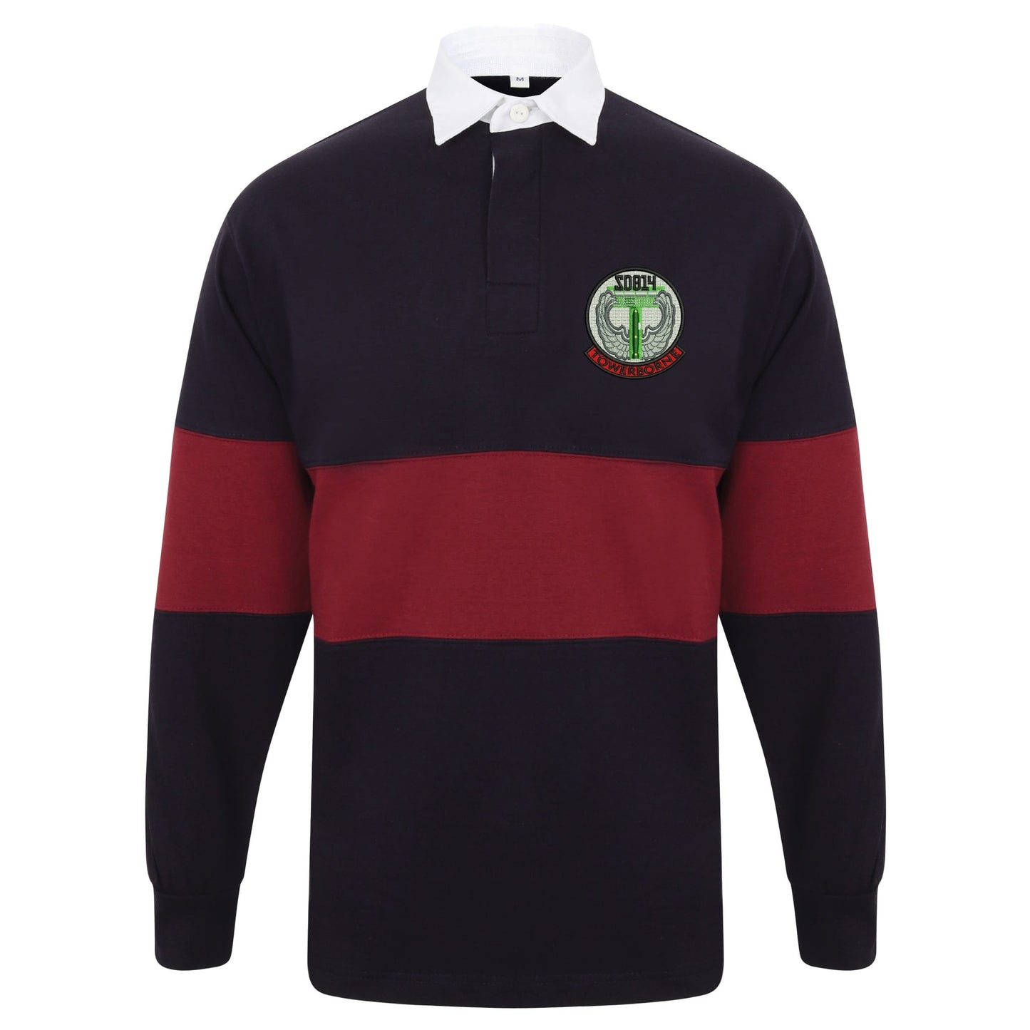 RAFP 814 Towerborne Long Sleeve Panelled Rugby Shirt