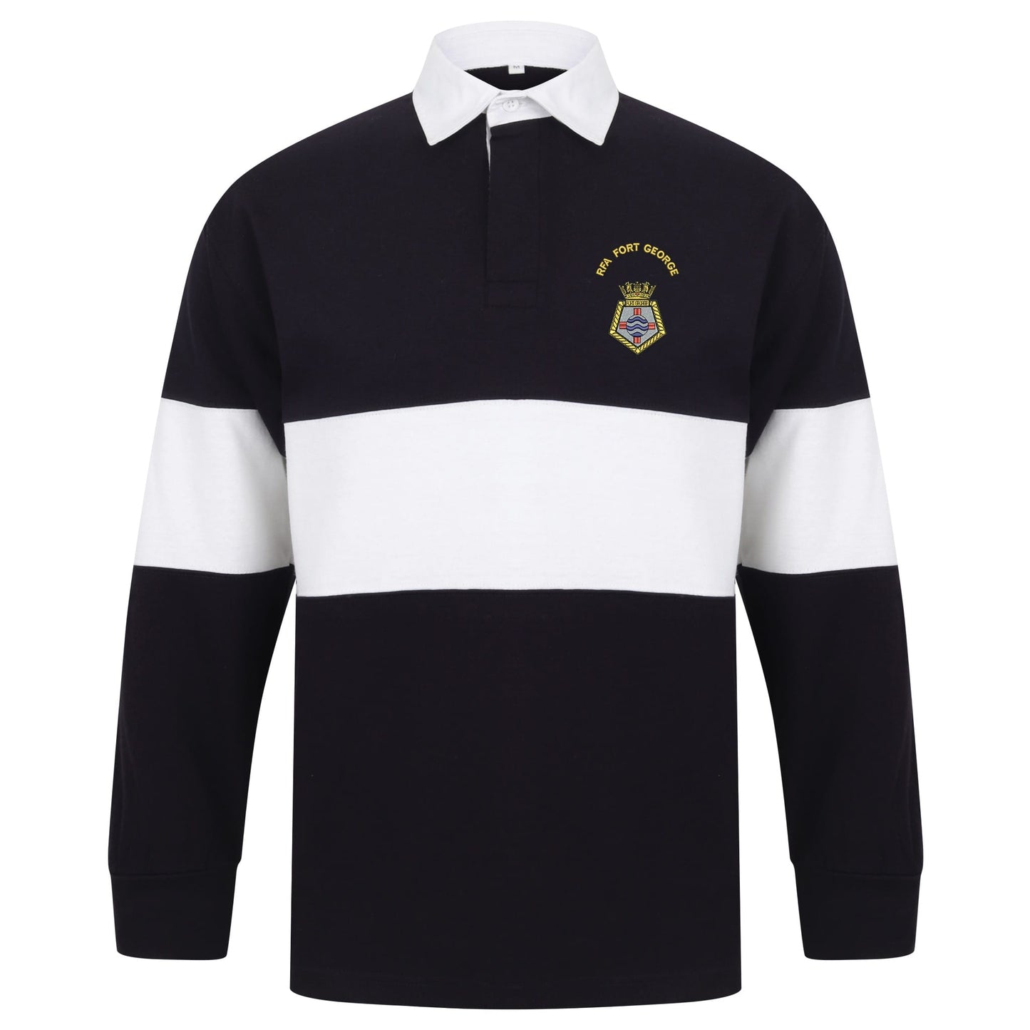 RFA Fort George Long Sleeve Panelled Rugby Shirt