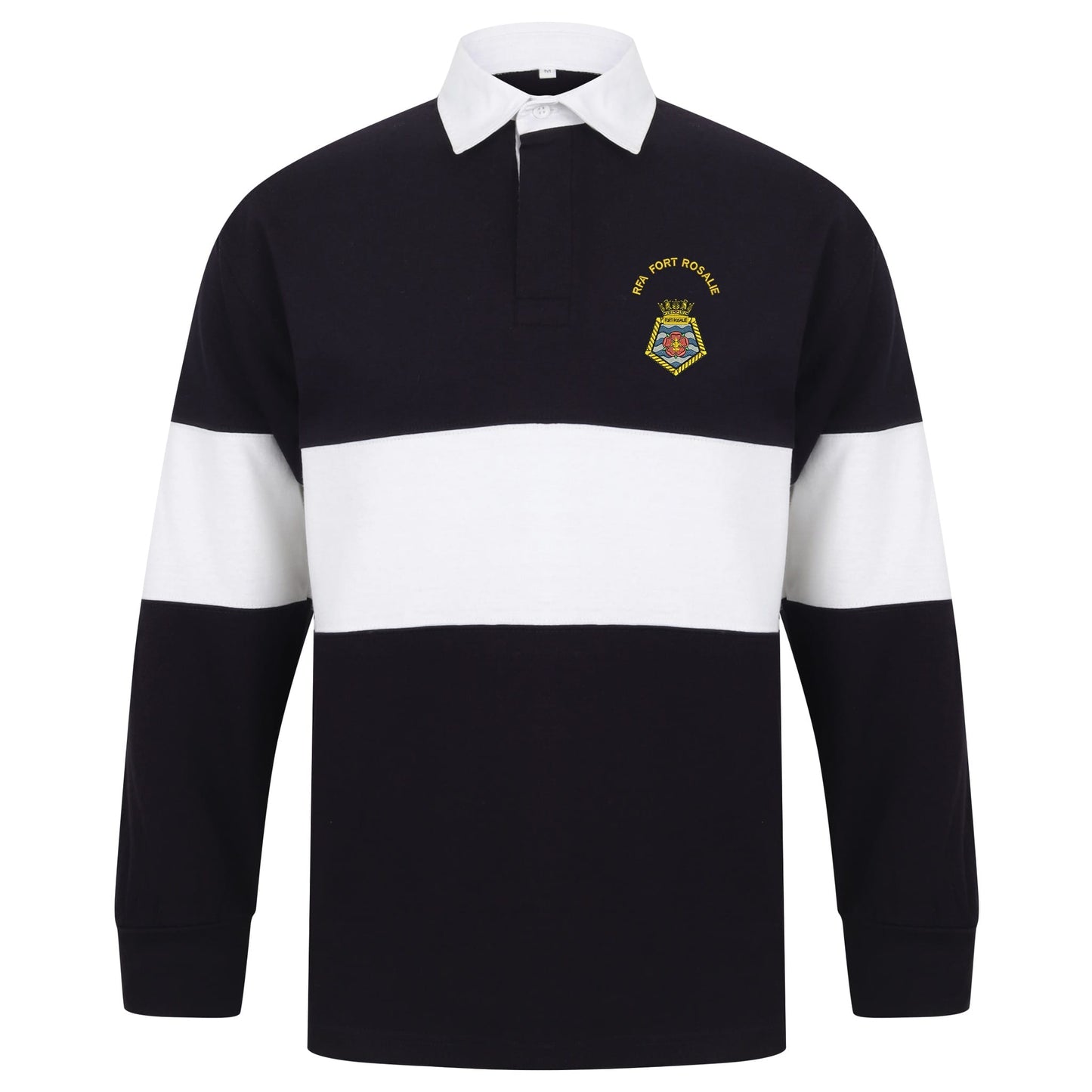 RFA Fort Rosalie Long Sleeve Panelled Rugby Shirt