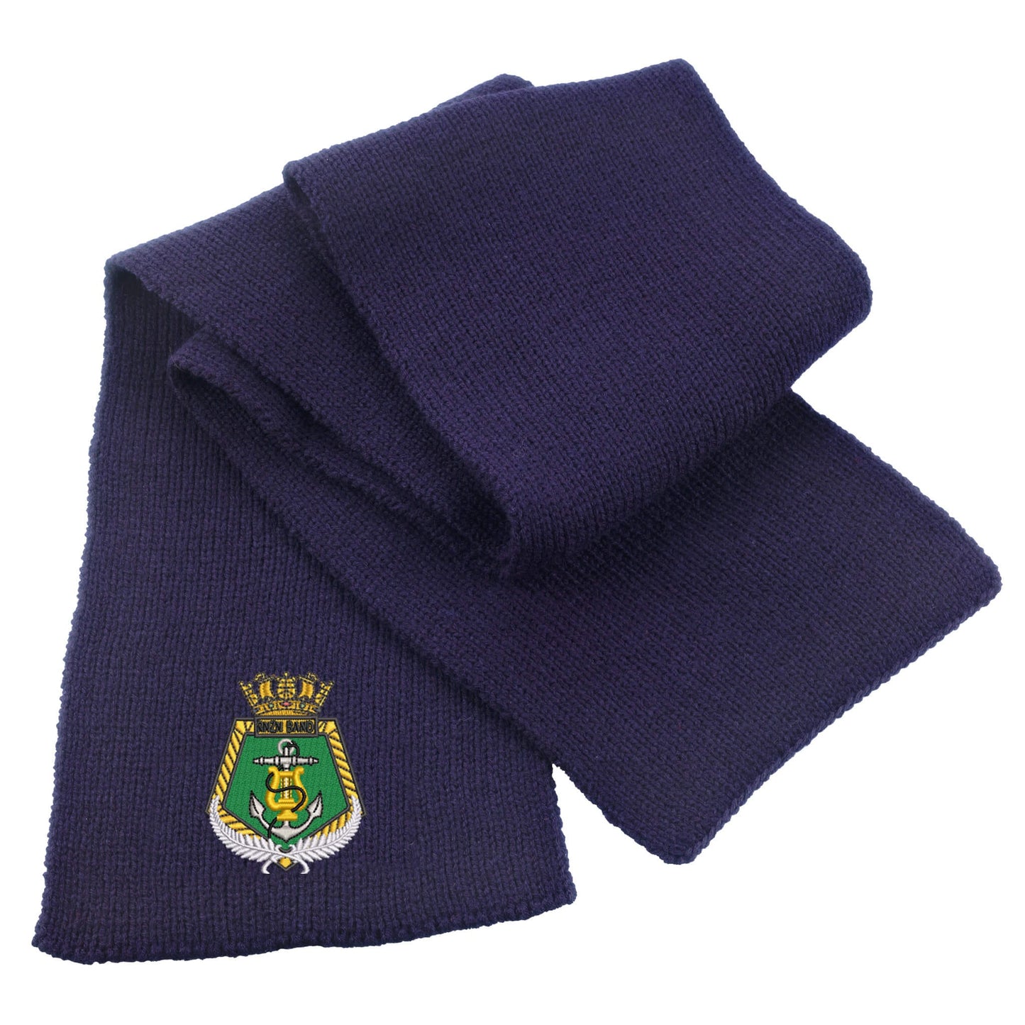 Royal New Zealand Navy Band Heavy Knit Scarf
