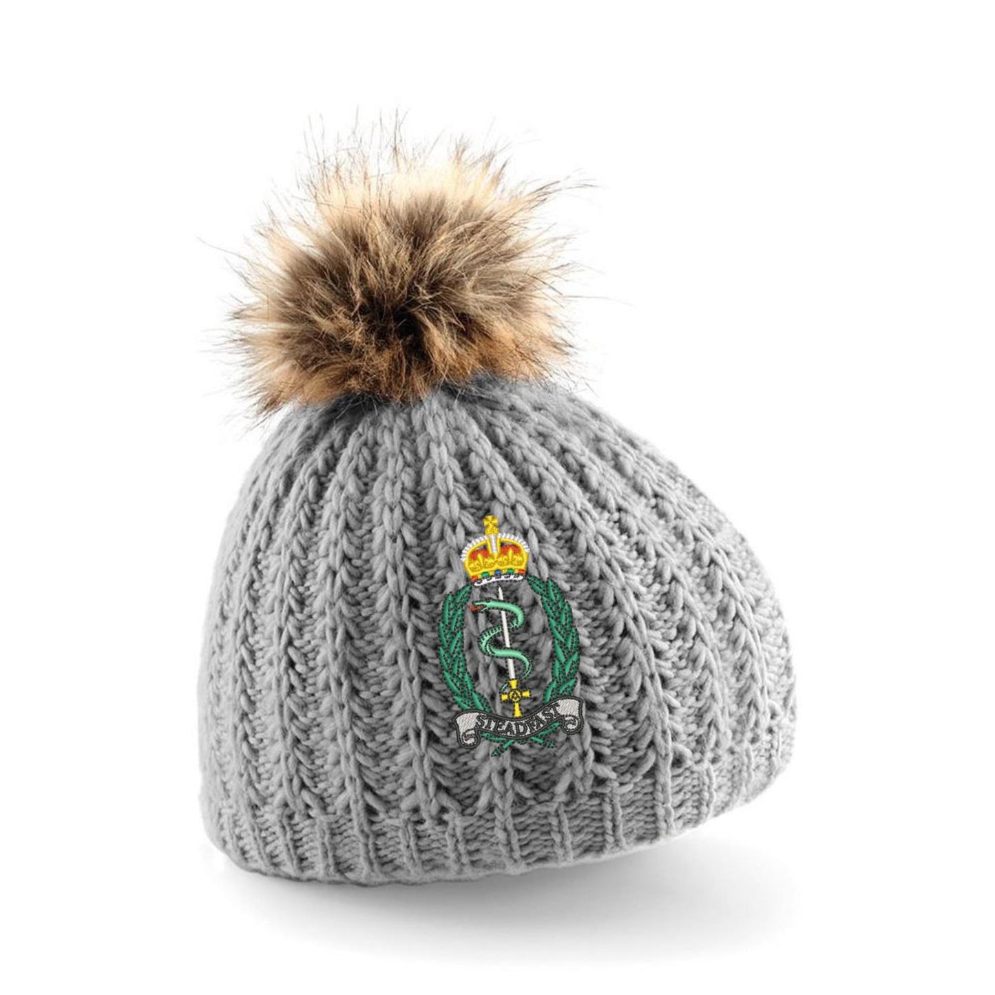 Royal Army Medical Service Pom Pom Beanie Hat