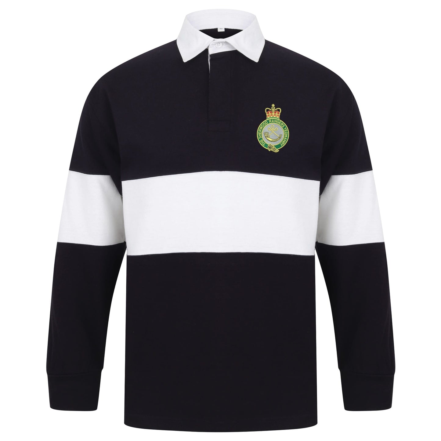 Sherwood Rangers Yeomanry Long Sleeve Panelled Rugby Shirt