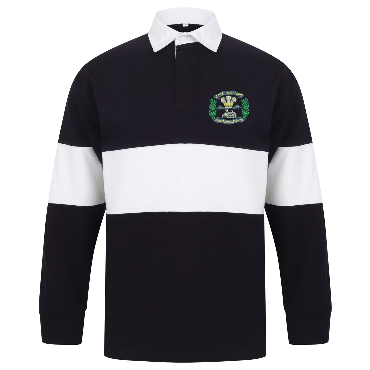 South Lancashire Regiment Long Sleeve Panelled Rugby Shirt