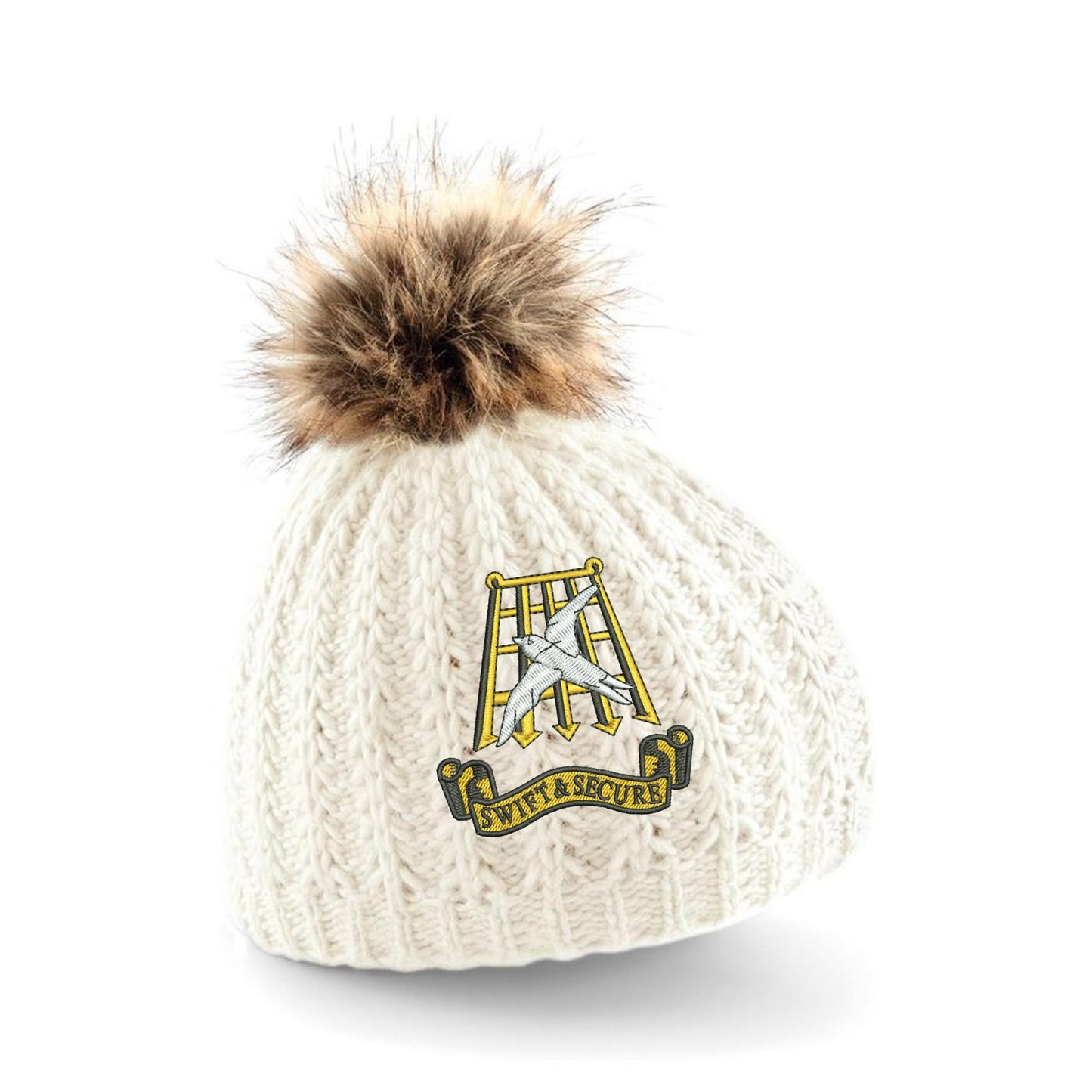 Swift and Secure Pom Pom Beanie Hat