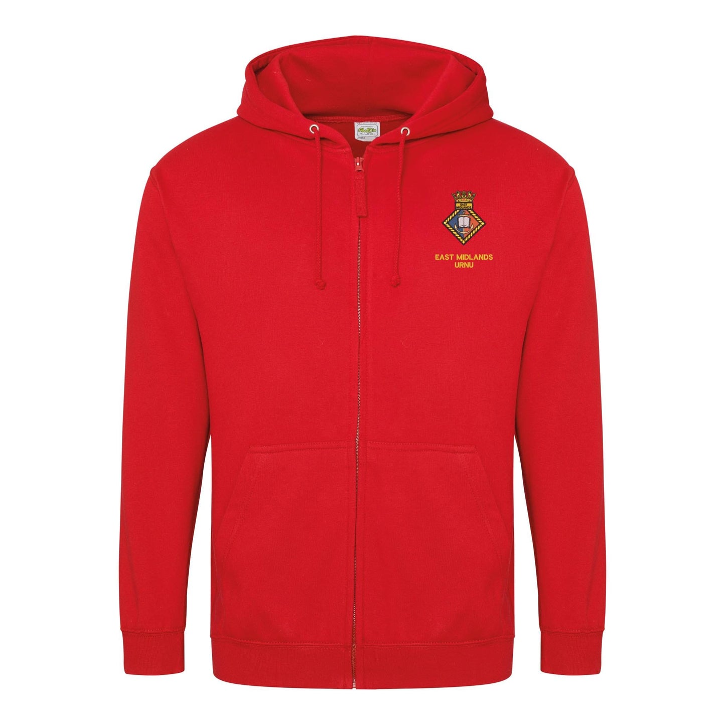 URNU East Midlands Zipped Hoodie