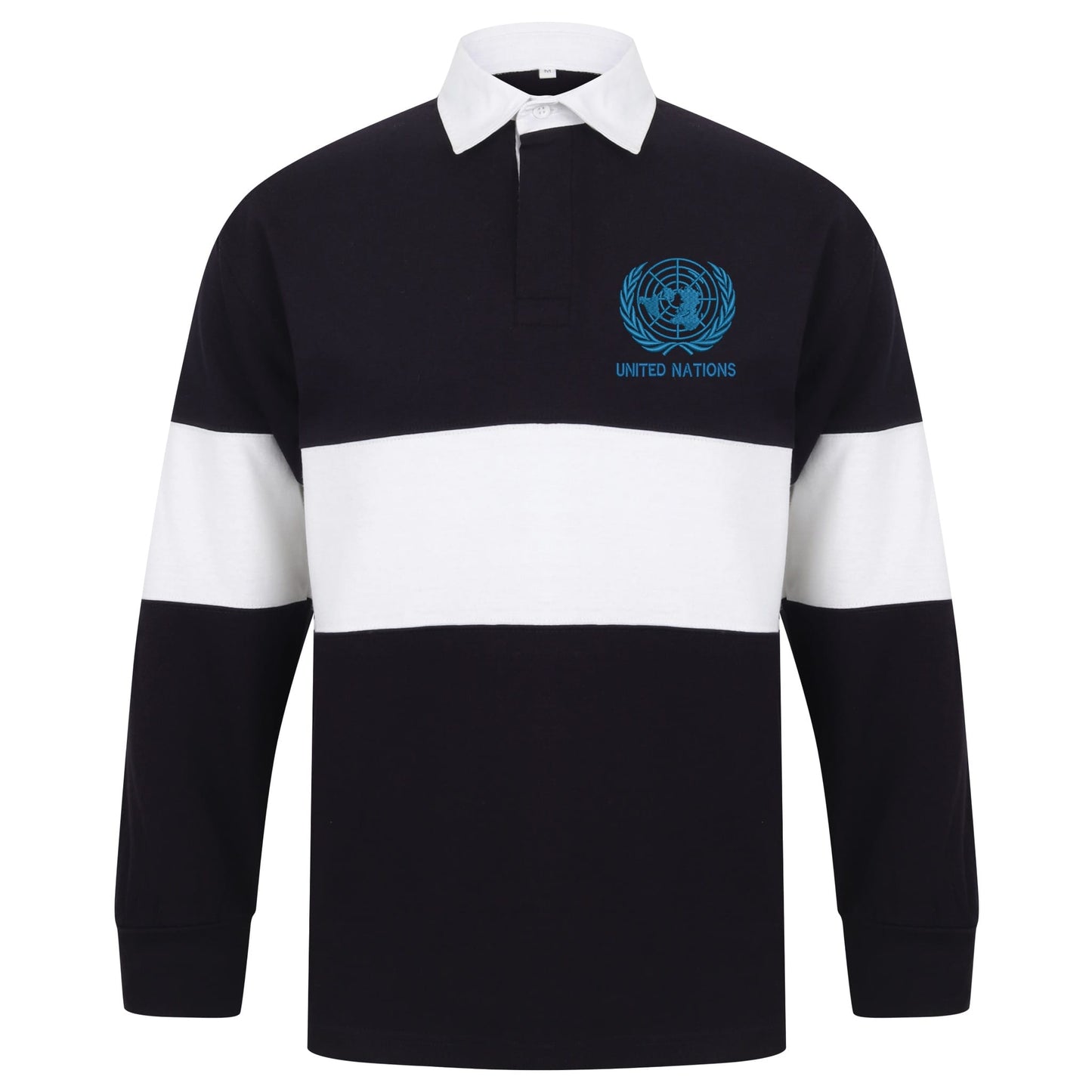 United Nations Long Sleeve Panelled Rugby Shirt