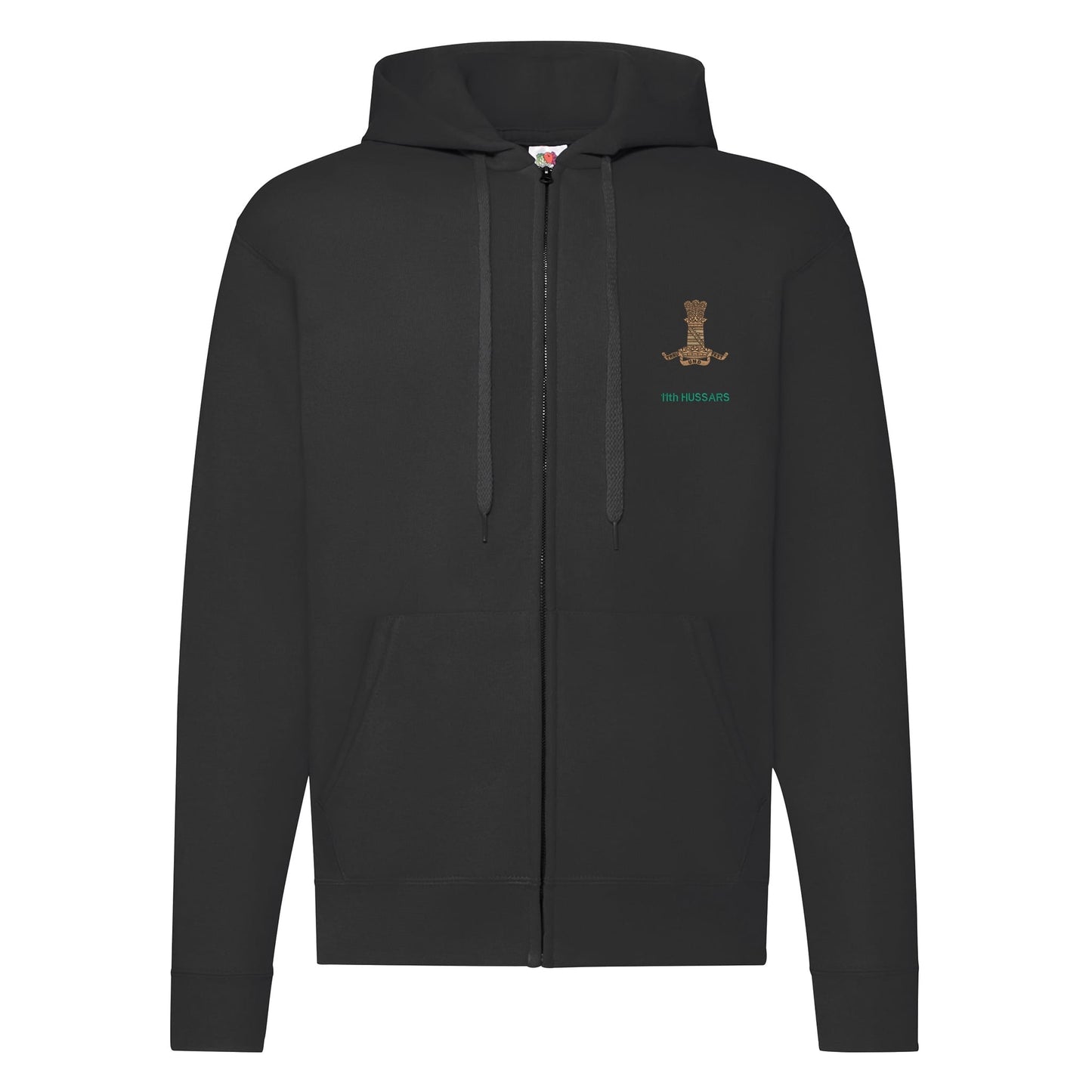 11th Hussars Zipped Hoodie