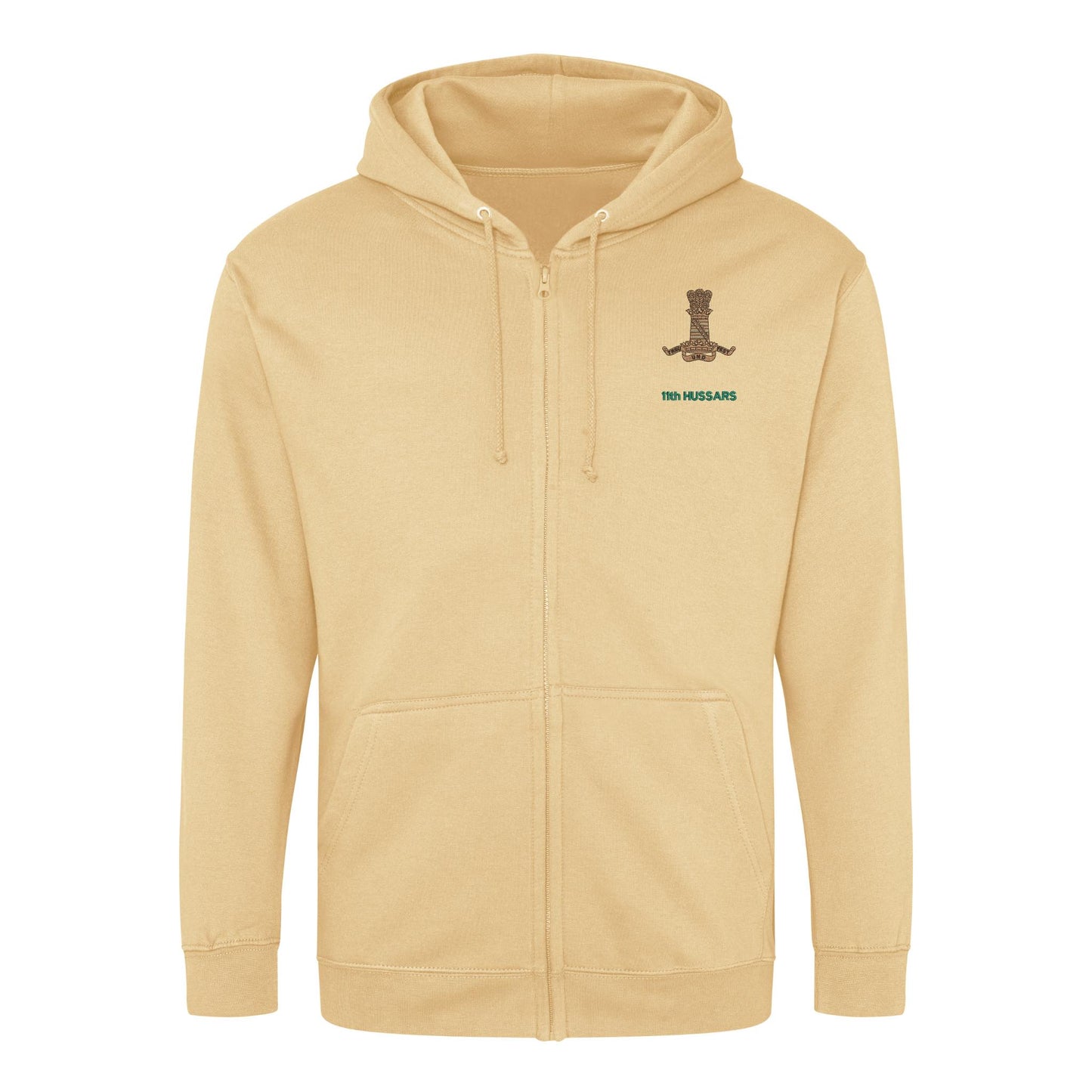 11th Hussars Zipped Hoodie