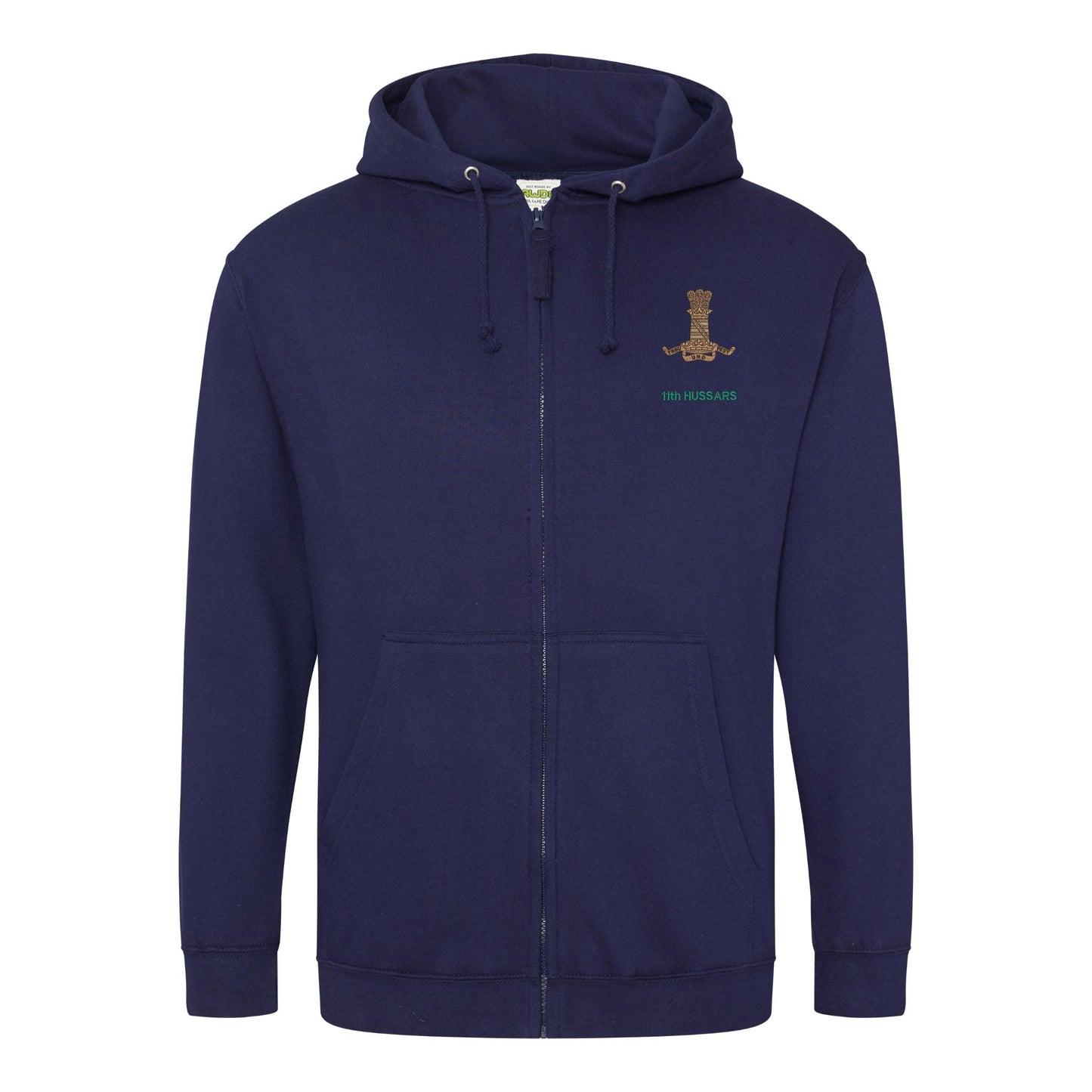 11th Hussars Zipped Hoodie