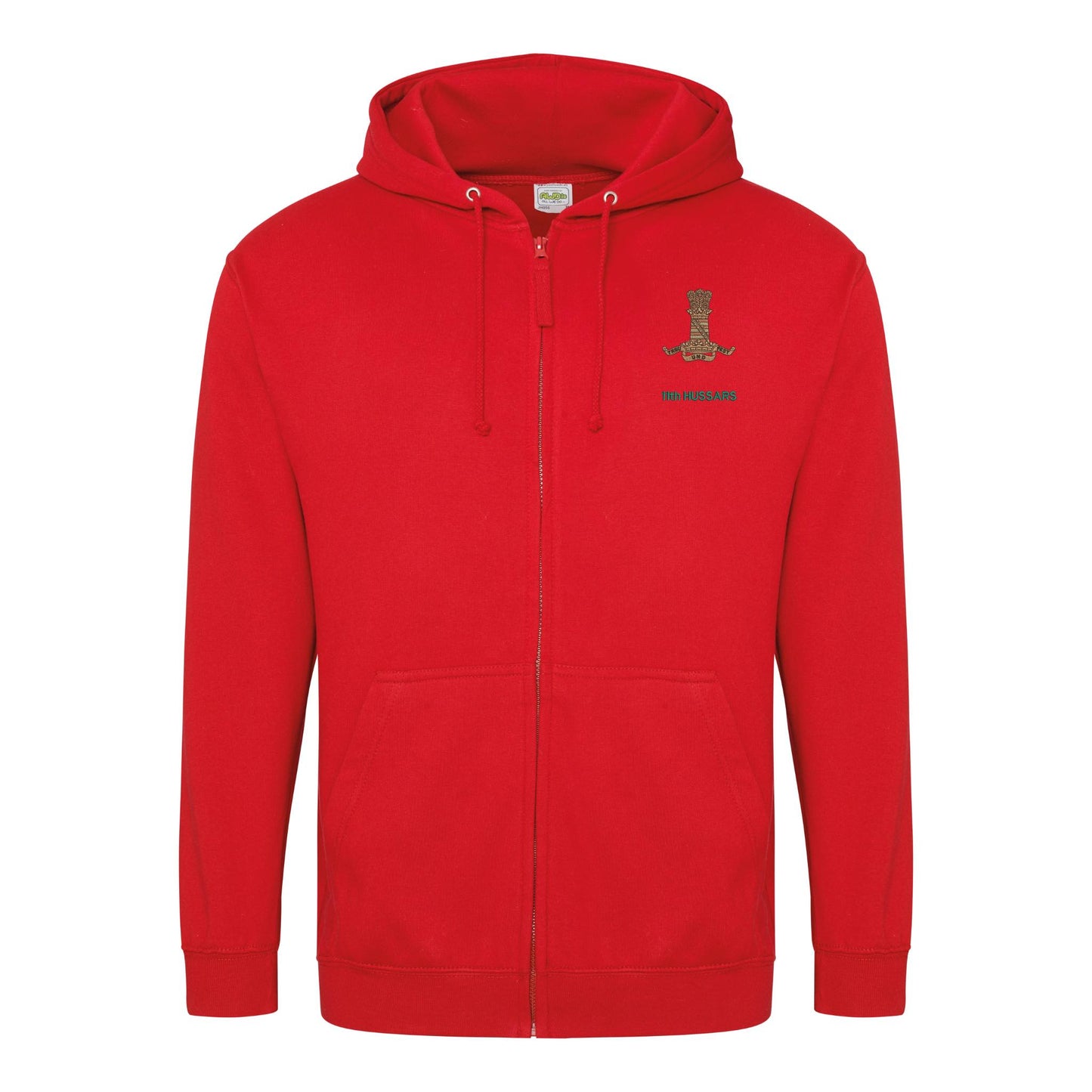11th Hussars Zipped Hoodie