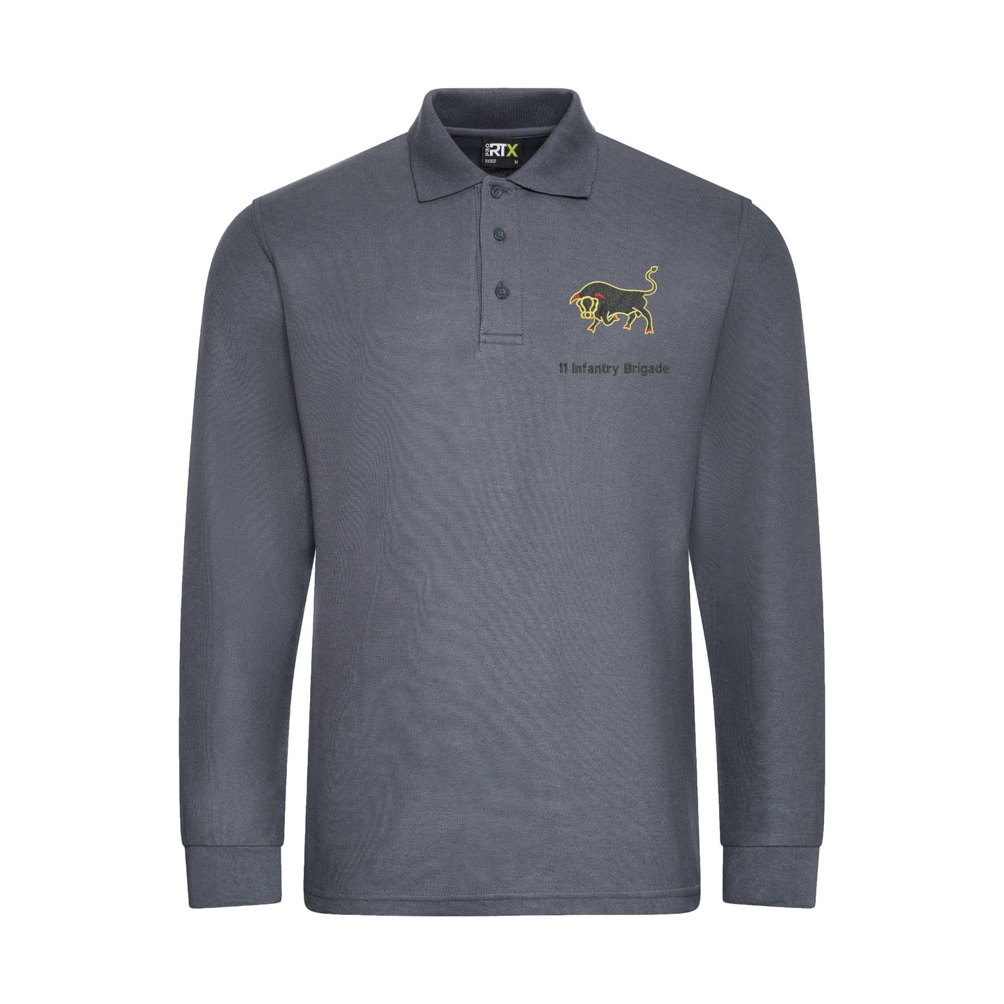 11th Infantry Brigade & HQ South East Long Sleeve Polo Shirt