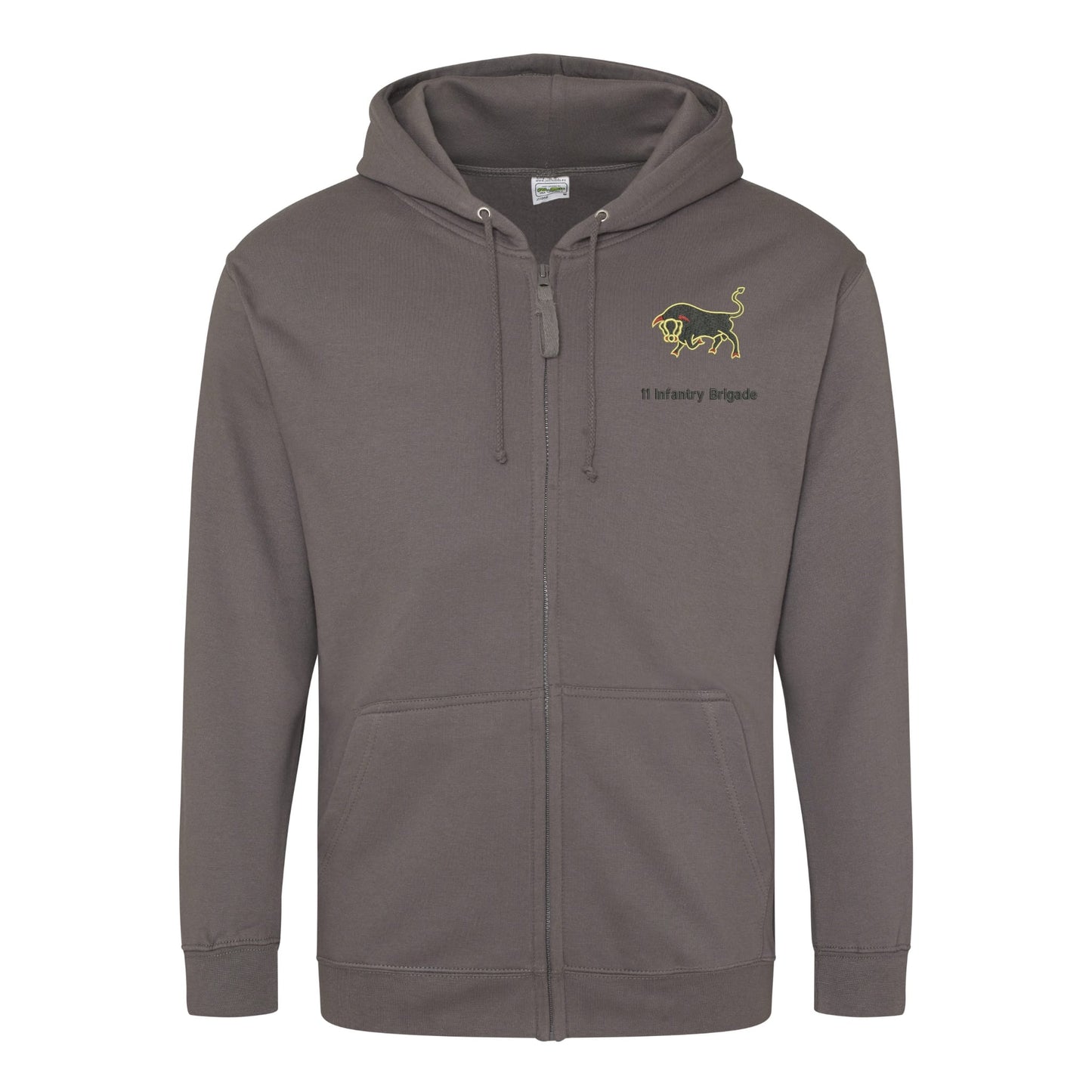 11th Infantry Brigade Zipped Hoodie