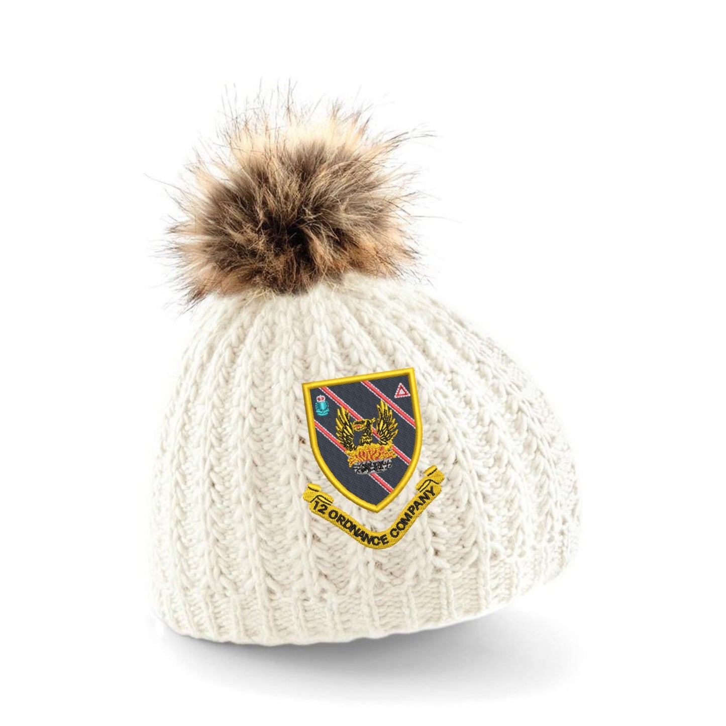 12 Ordnance Company Pom Pom Beanie Hat