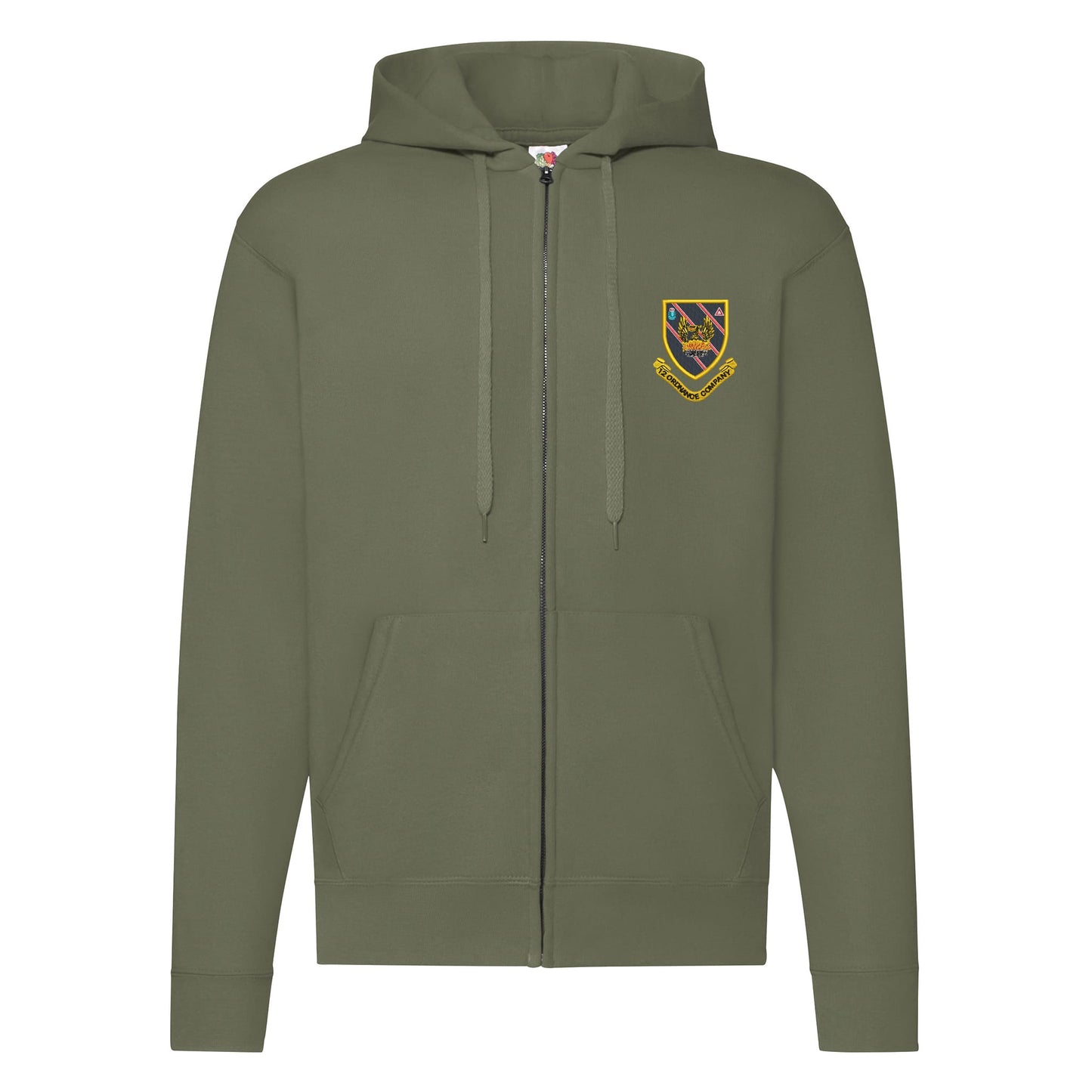 12 Ordnance Company Zipped Hoodie
