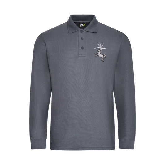 14 Signal Regiment Long Sleeve Polo Shirt