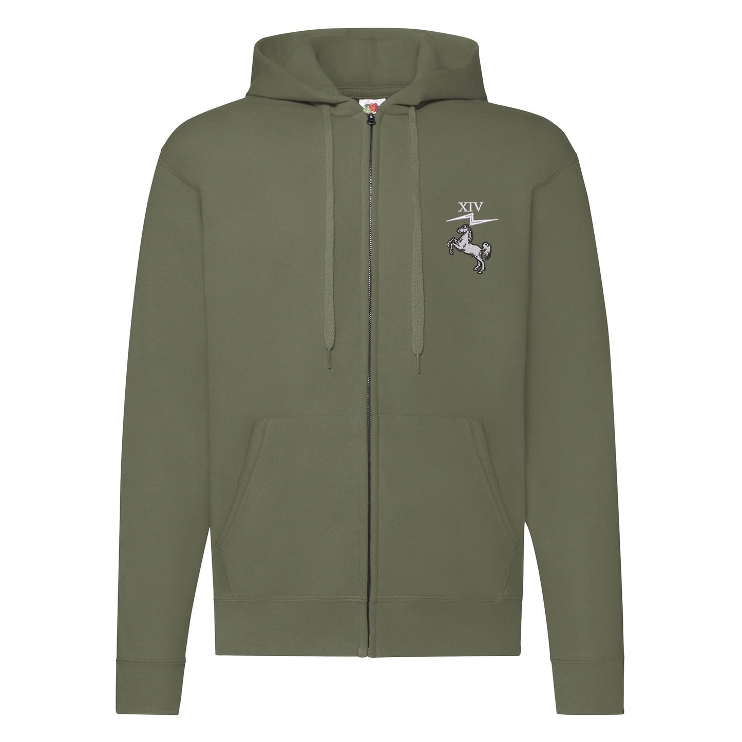 14 Signal Regiment Zipped Hoodie