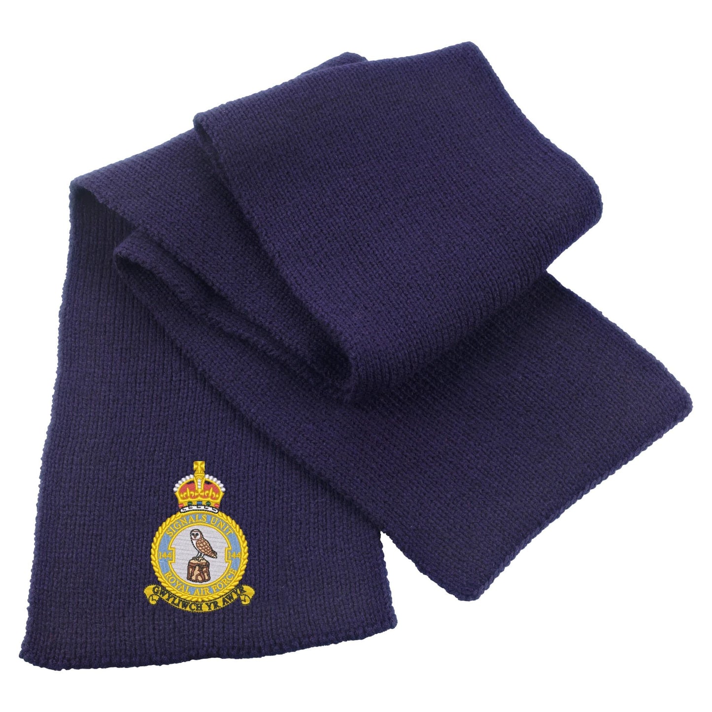 144 Signals Unit - RAF Heavy Knit Scarf