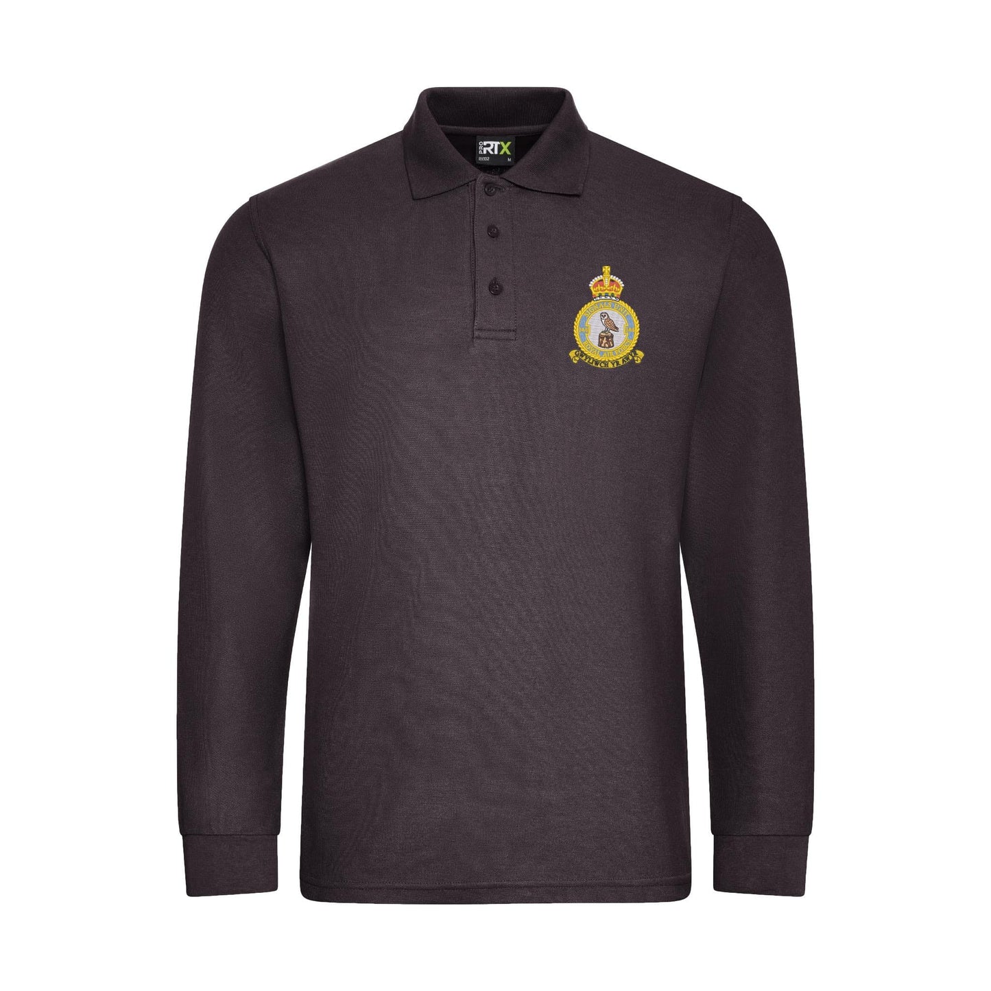 144 Signals Unit - RAF Long Sleeve Polo Shirt