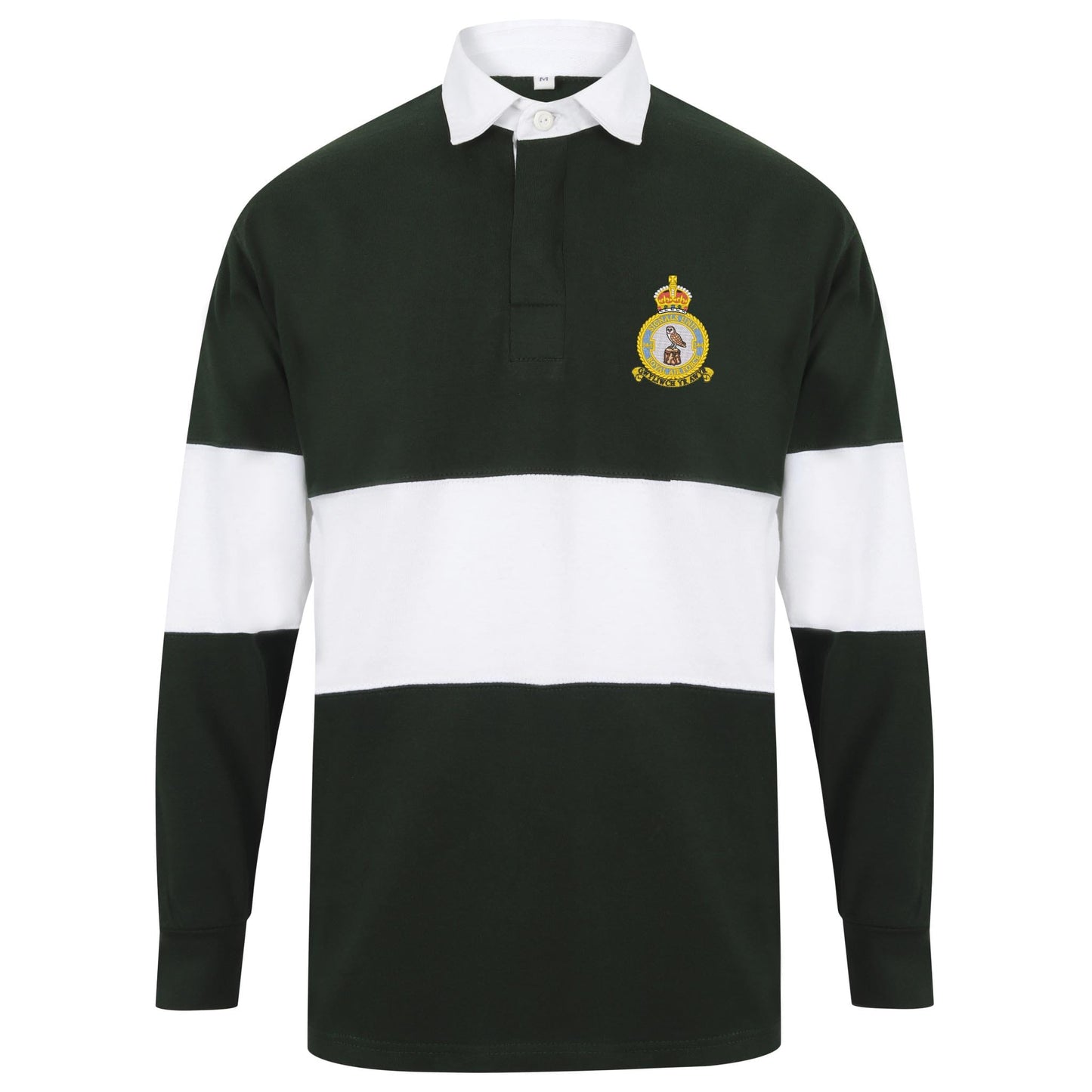 144 Signals Unit - RAF Long Sleeve Panelled Rugby Shirt