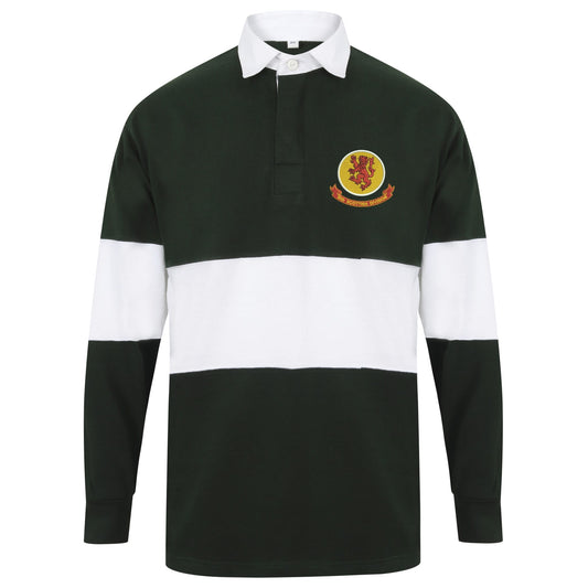 15th Scottish Infantry Division Long Sleeve Panelled Rugby Shirt