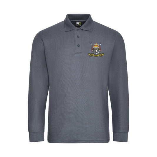 16th/5th The Queen's Royal Lancers Long Sleeve Polo Shirt