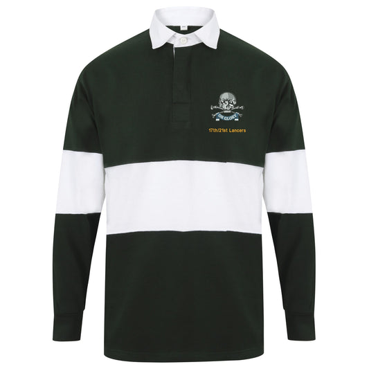 17th/21st Lancers Long Sleeve Panelled Rugby Shirt
