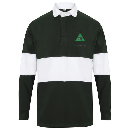 19th Light Brigade Long Sleeve Panelled Rugby Shirt